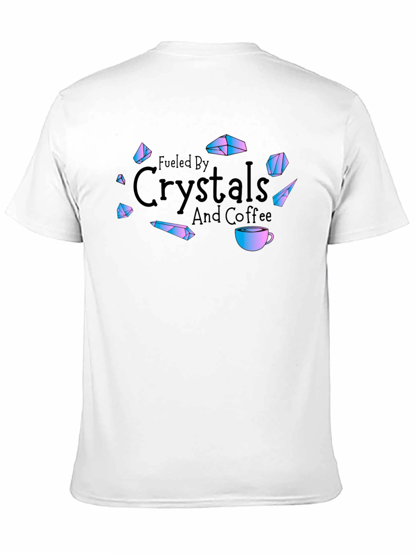 Crystals and Coffee Graphic Tee