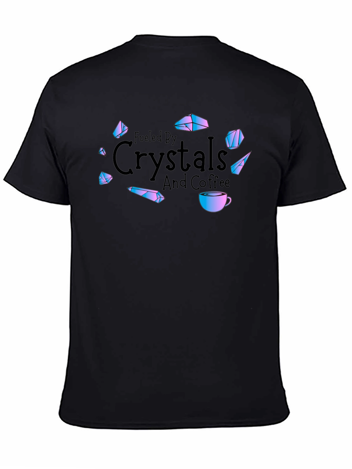 Crystals and Coffee Graphic Tee