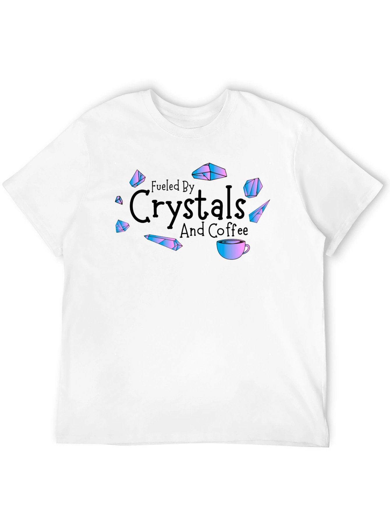 Crystals and Coffee Graphic Tee