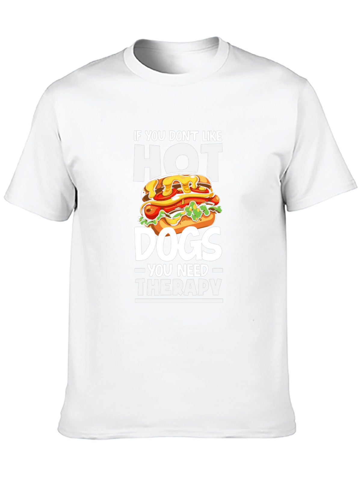Hot Dog Lover Therapy Tee