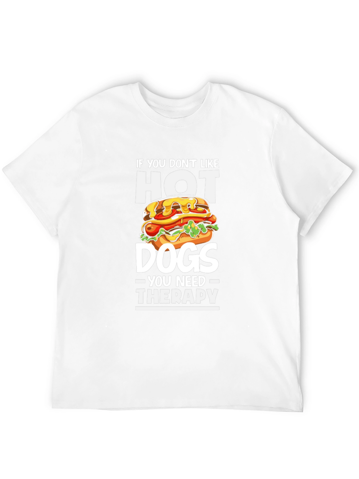 Hot Dog Lover Therapy Tee