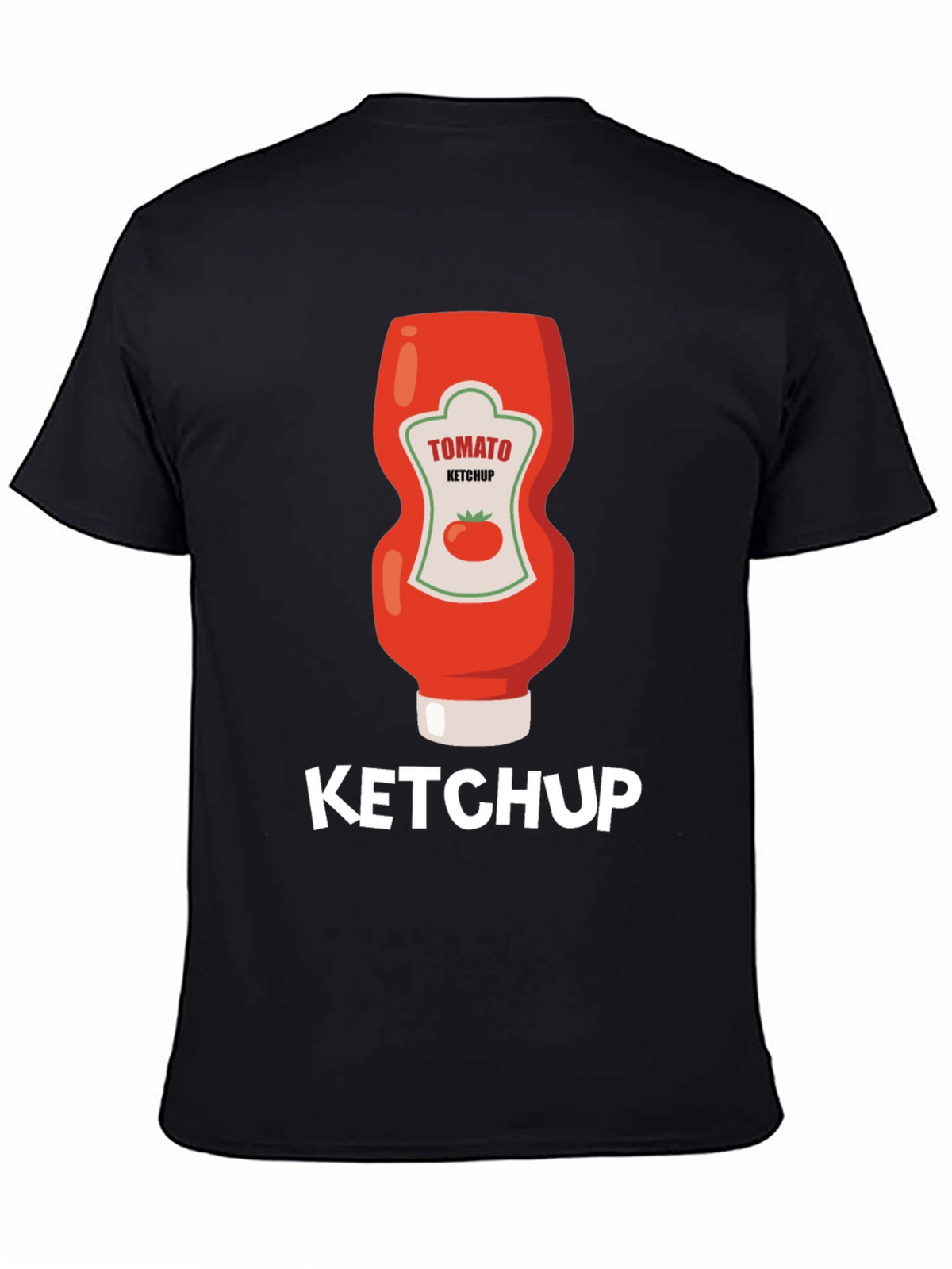 Ketchup Graphic Tee - Novelty Food Shirt