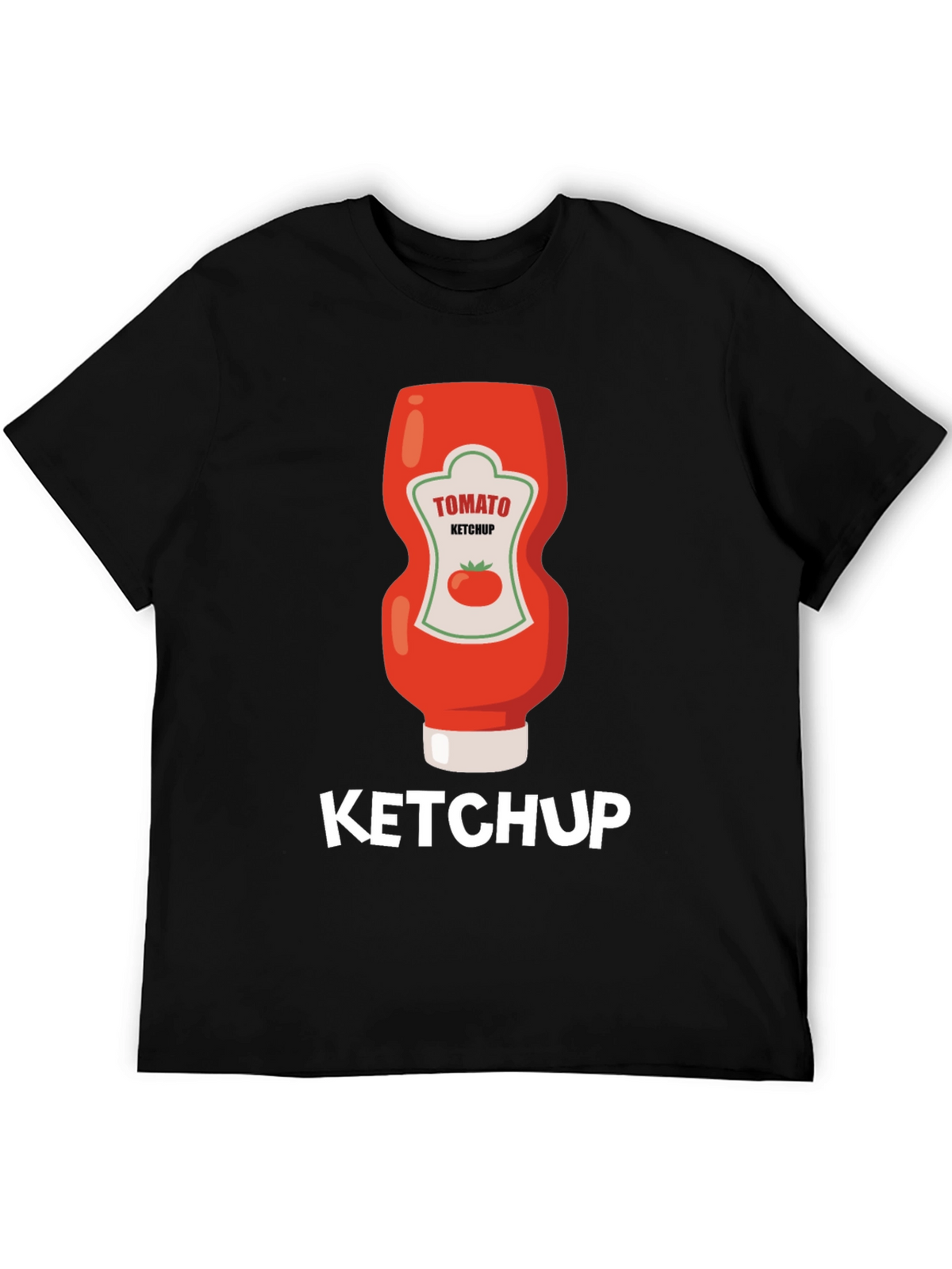 Ketchup Graphic Tee - Novelty Food Shirt