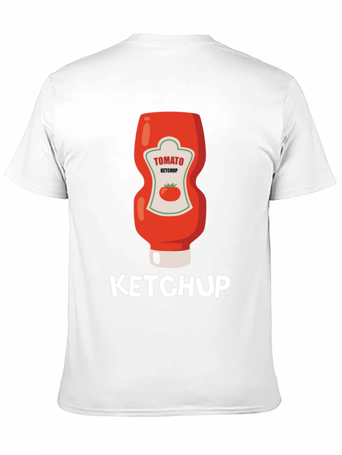 Ketchup Graphic Tee - Novelty Food Shirt