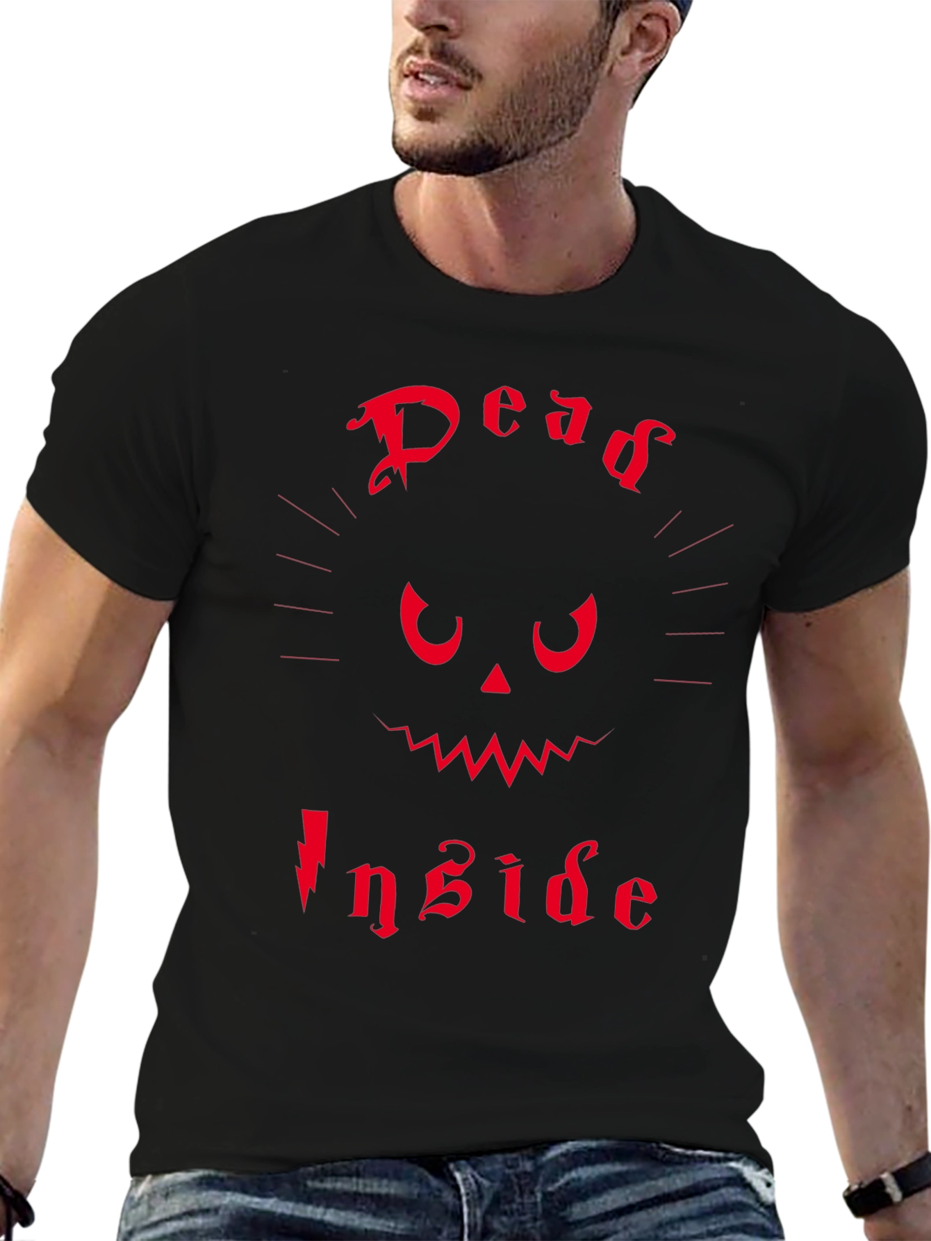 Dead Inside Graphic T-Shirt - Mens Halloween Tee