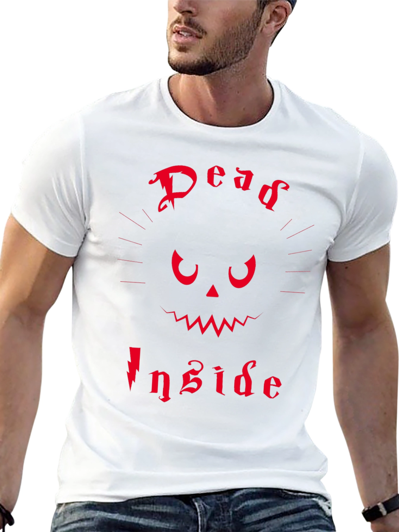 Dead Inside Graphic T-Shirt - Mens Halloween Tee