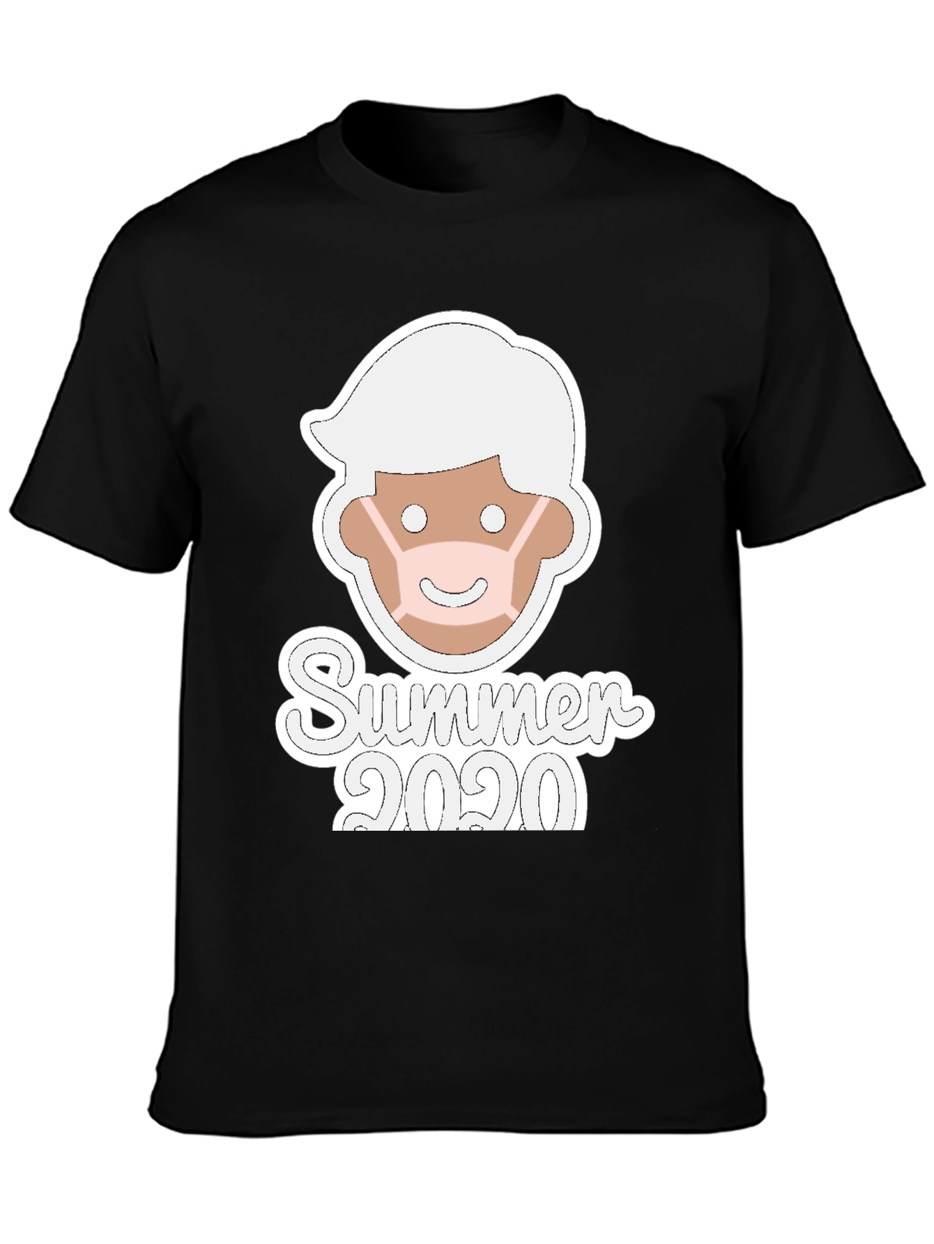Summer 2020 Masked Man Black Tee