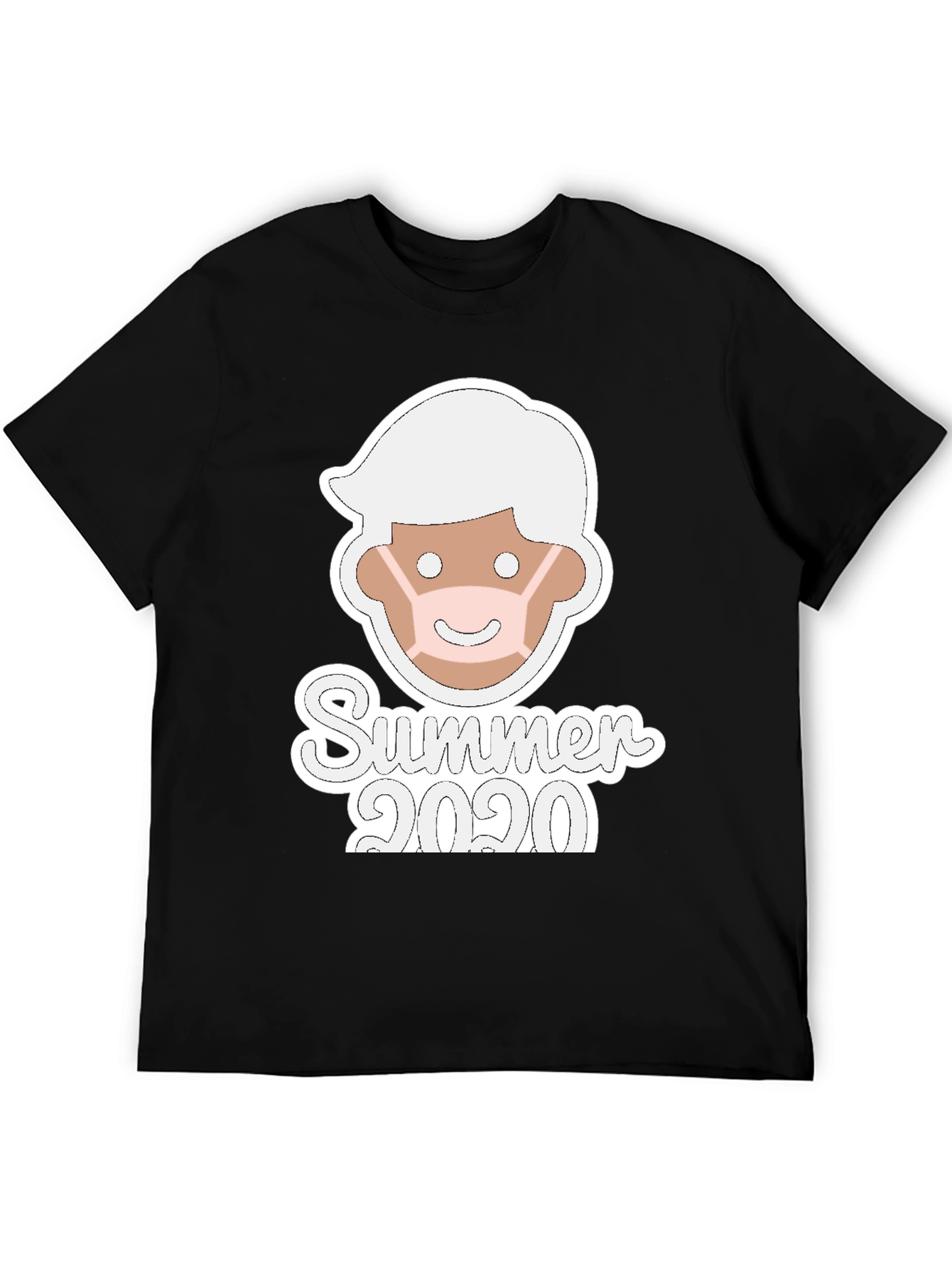 Summer 2020 Masked Man Black Tee
