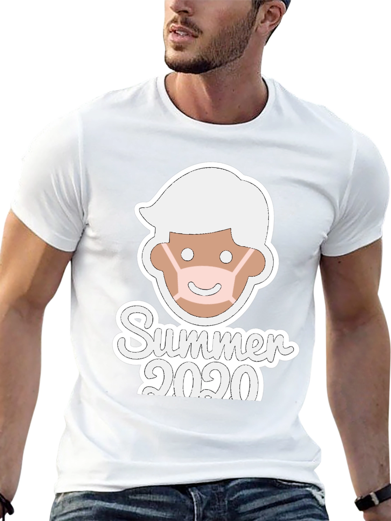 Summer 2020 Masked Man Black Tee