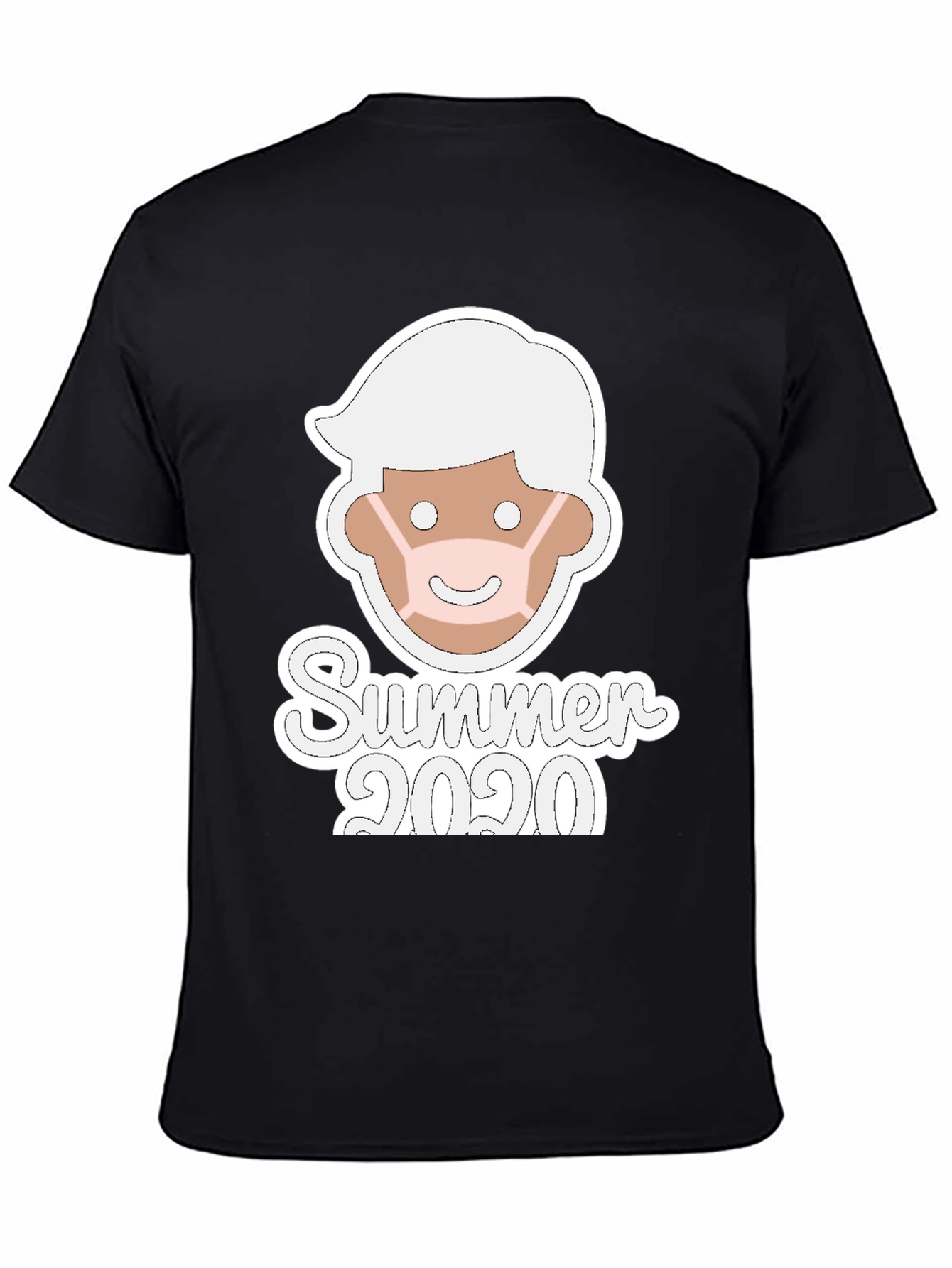 Summer 2020 Masked Man Black Tee