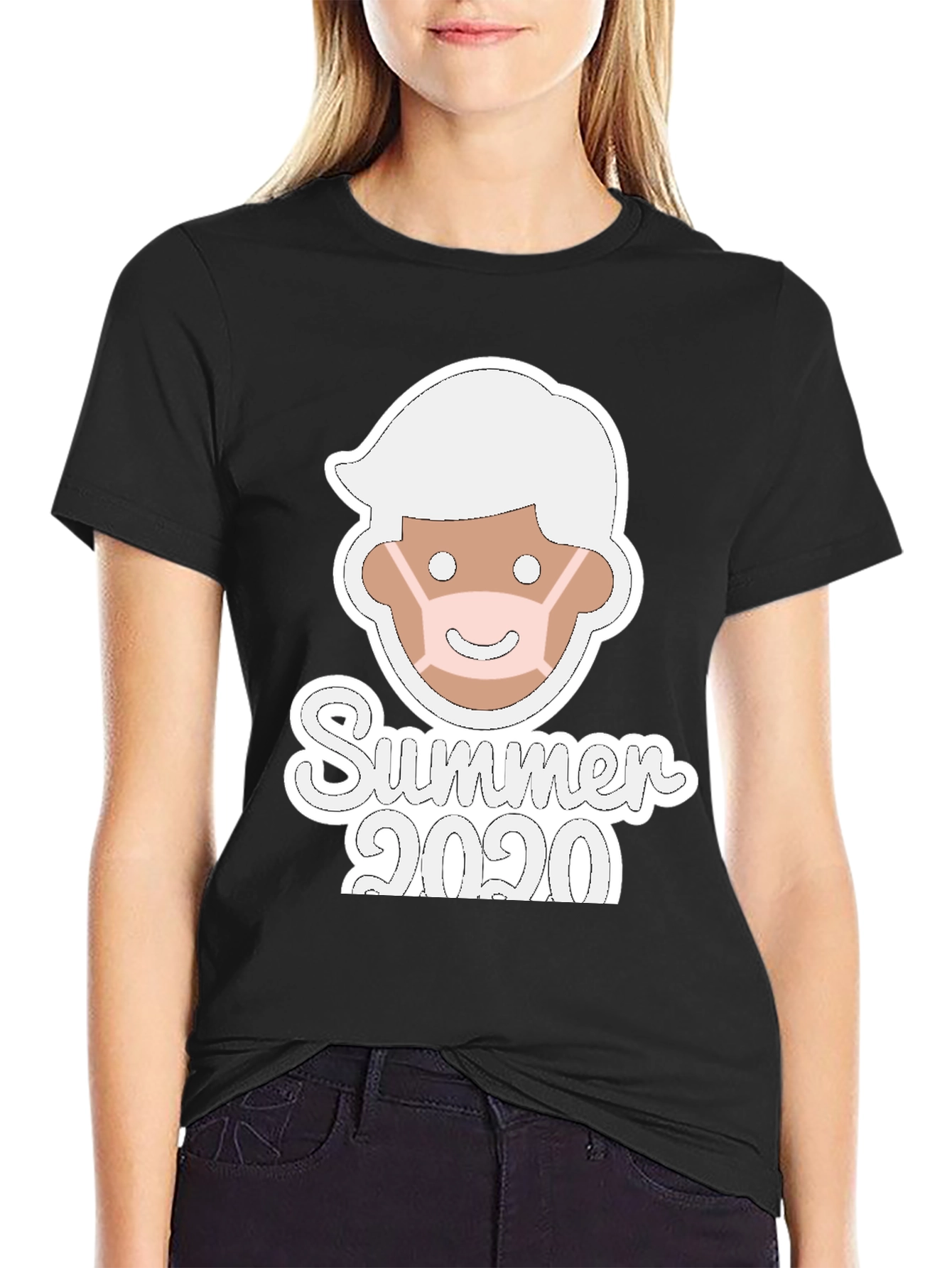 Summer 2020 Masked Man Black Tee
