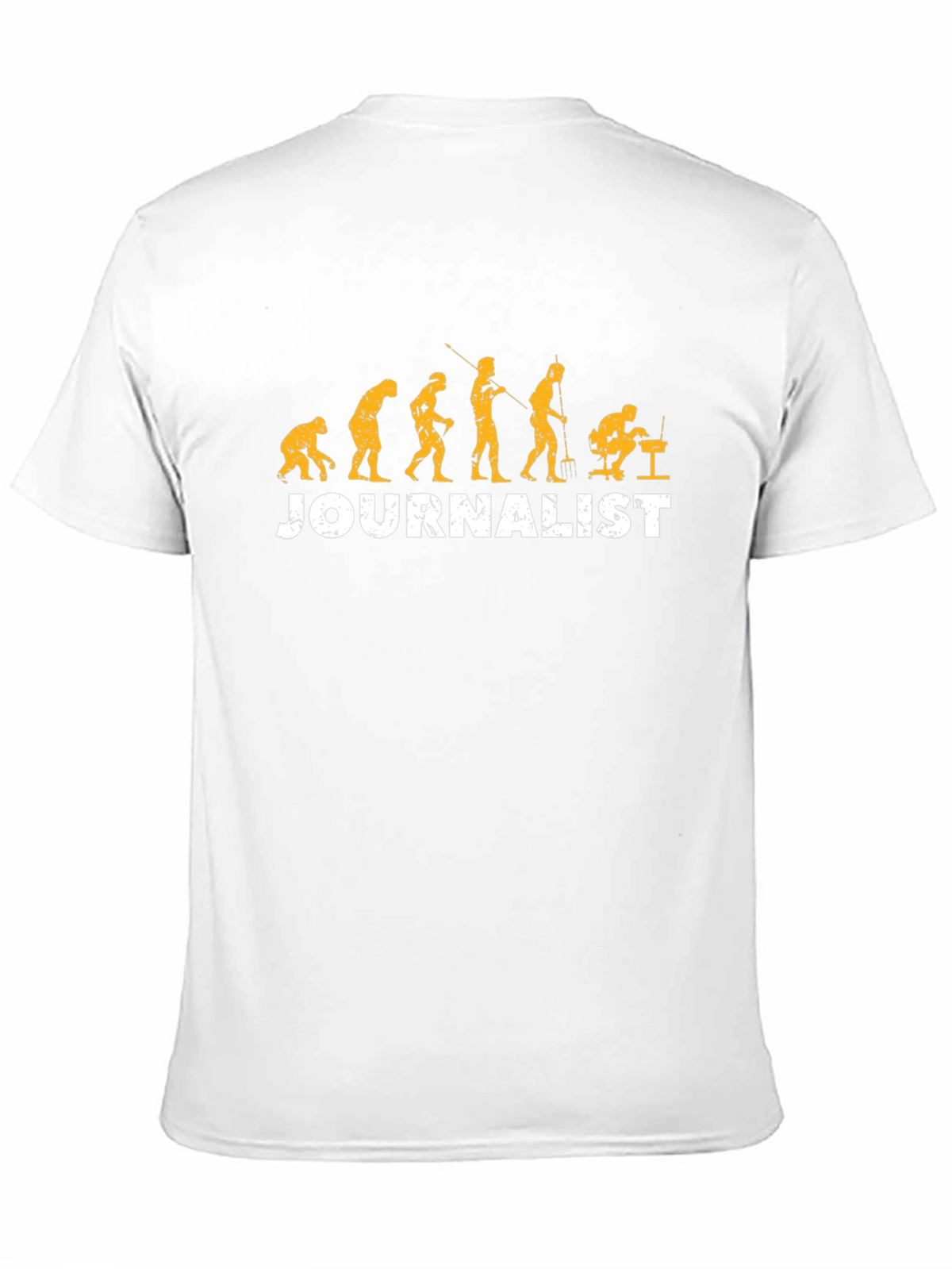 Journalist Evolution T-Shirt - Black Graphic Tee