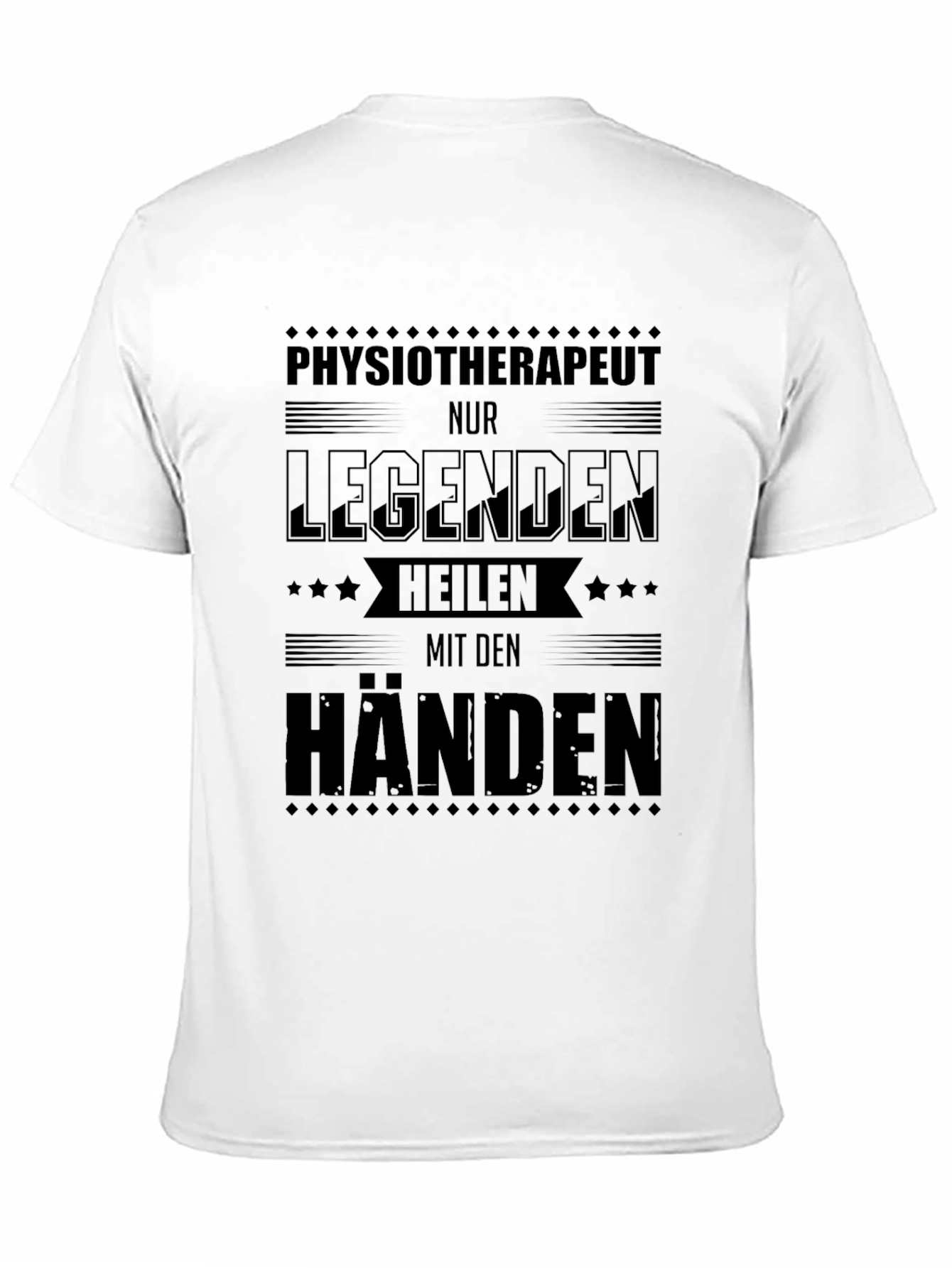 Physiotherapist Legends Black T-Shirt