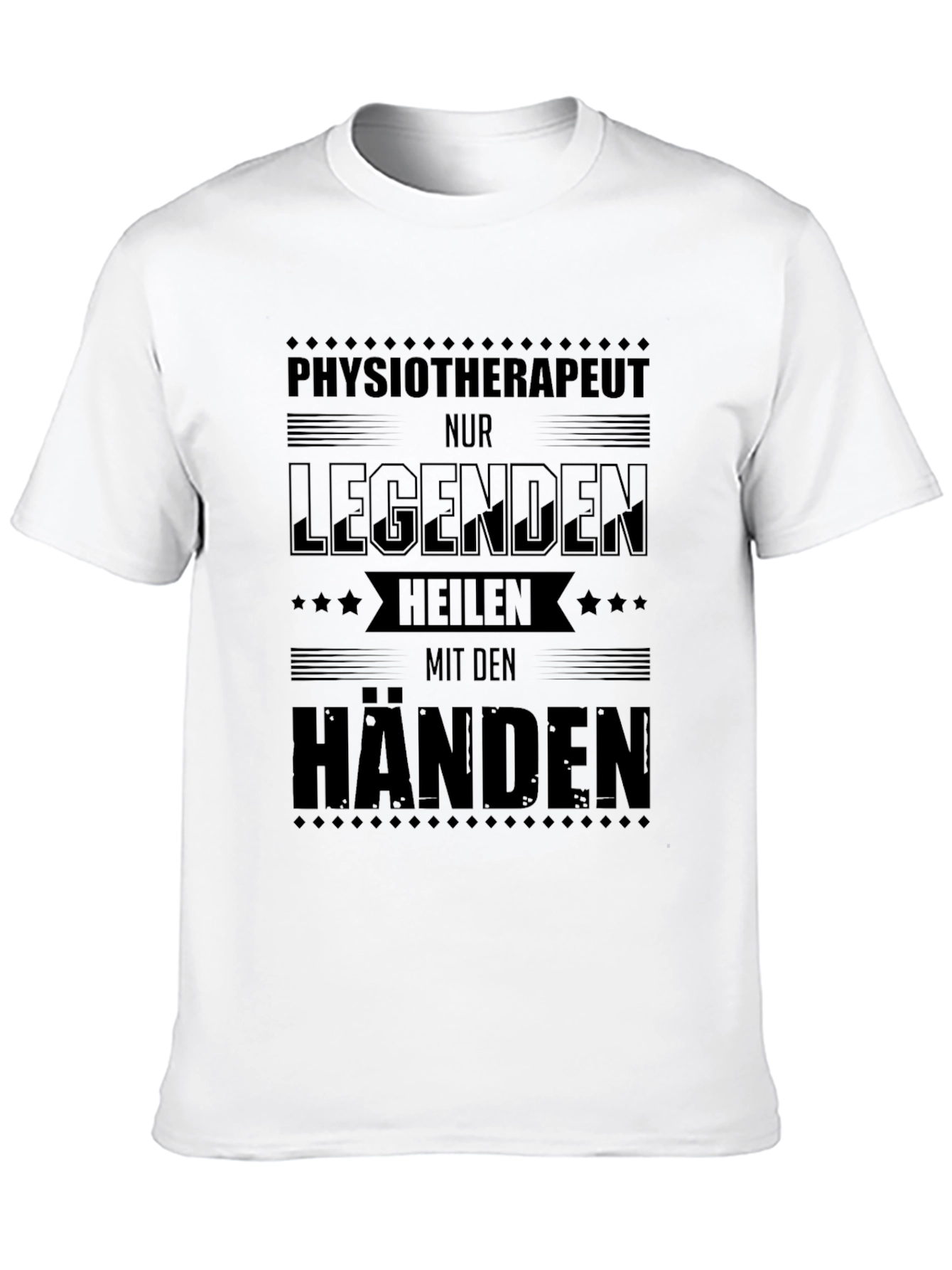 Physiotherapist Legends Black T-Shirt
