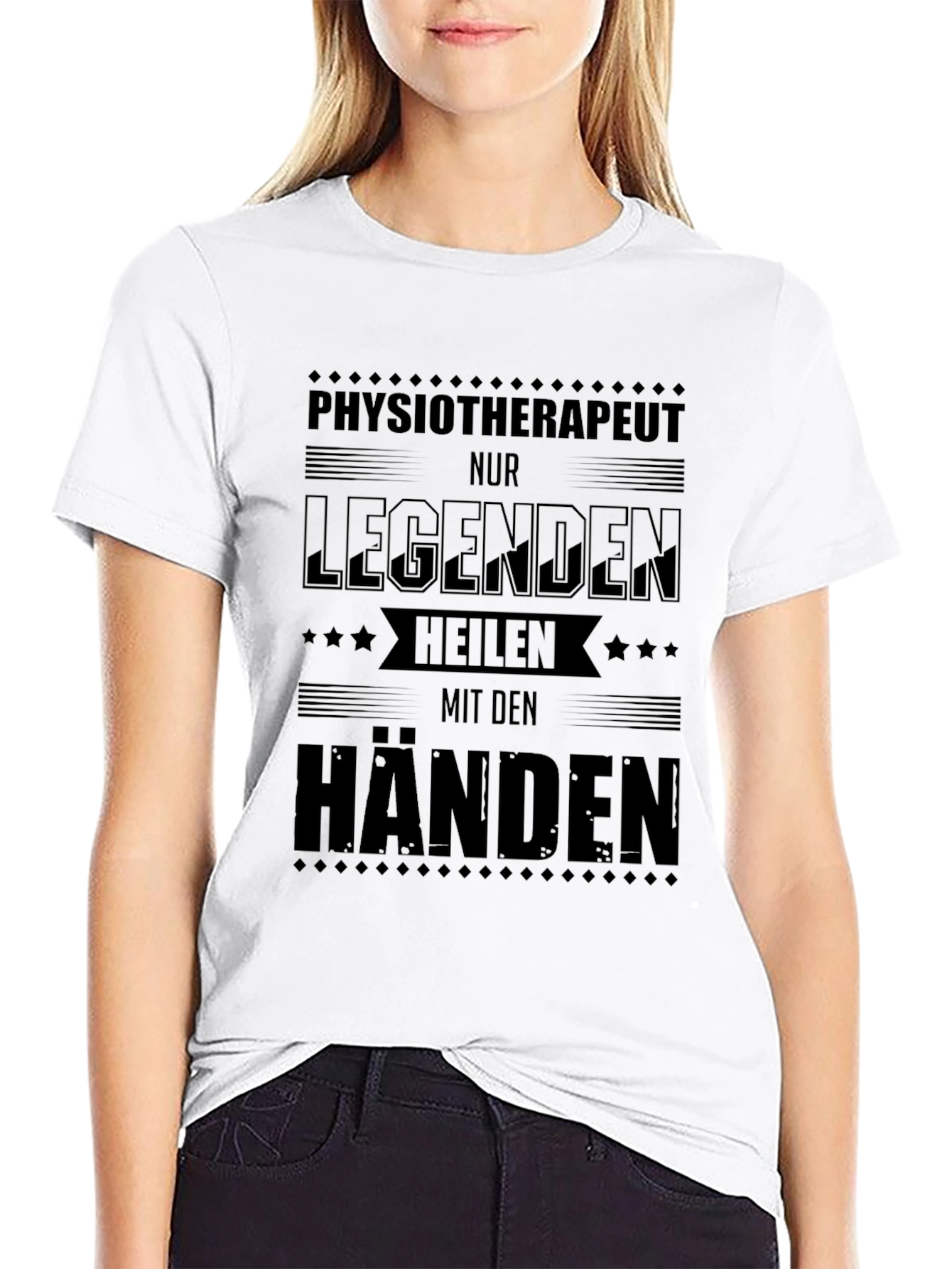 Physiotherapist Legends Black T-Shirt
