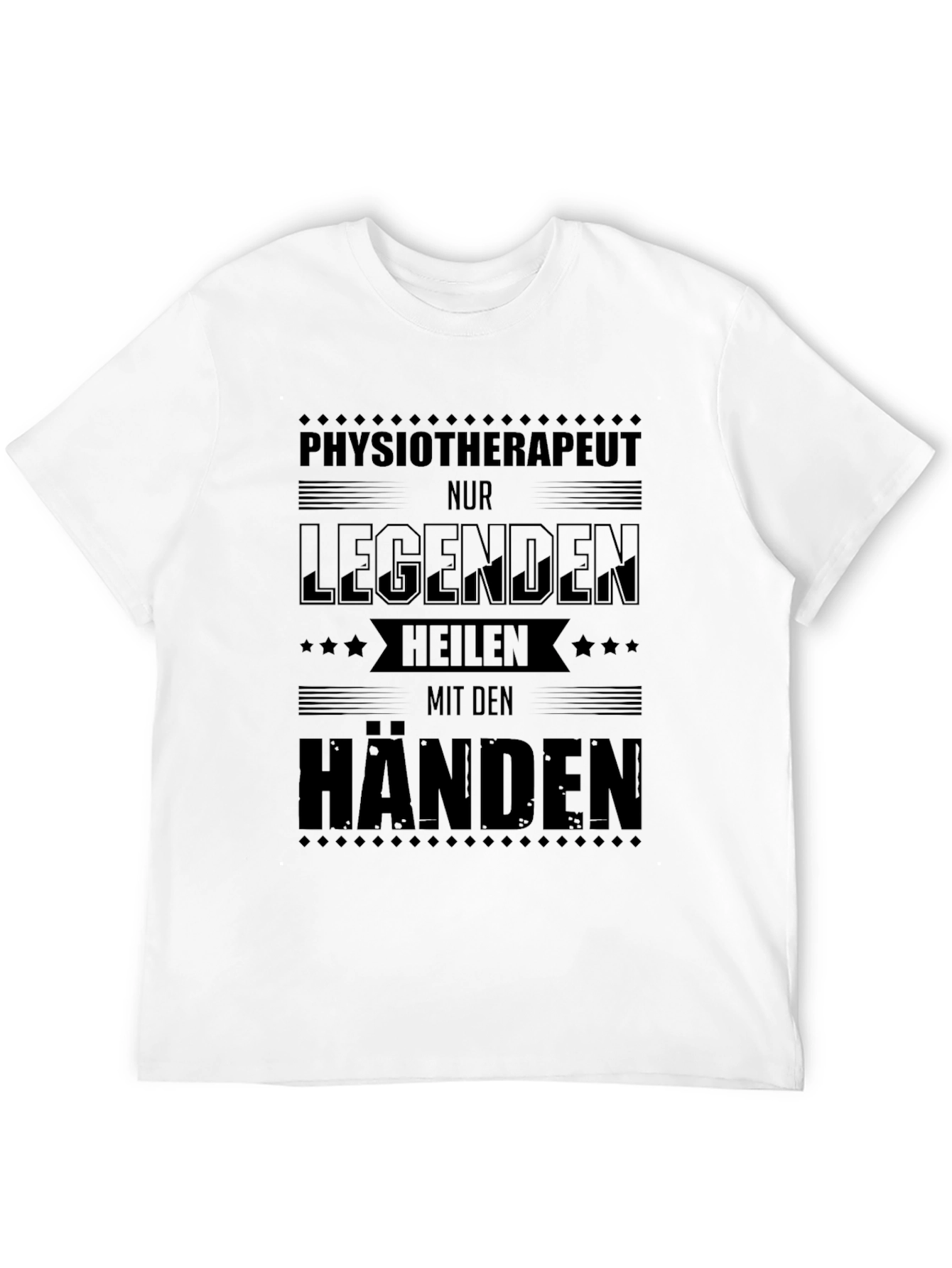 Physiotherapist Legends Black T-Shirt