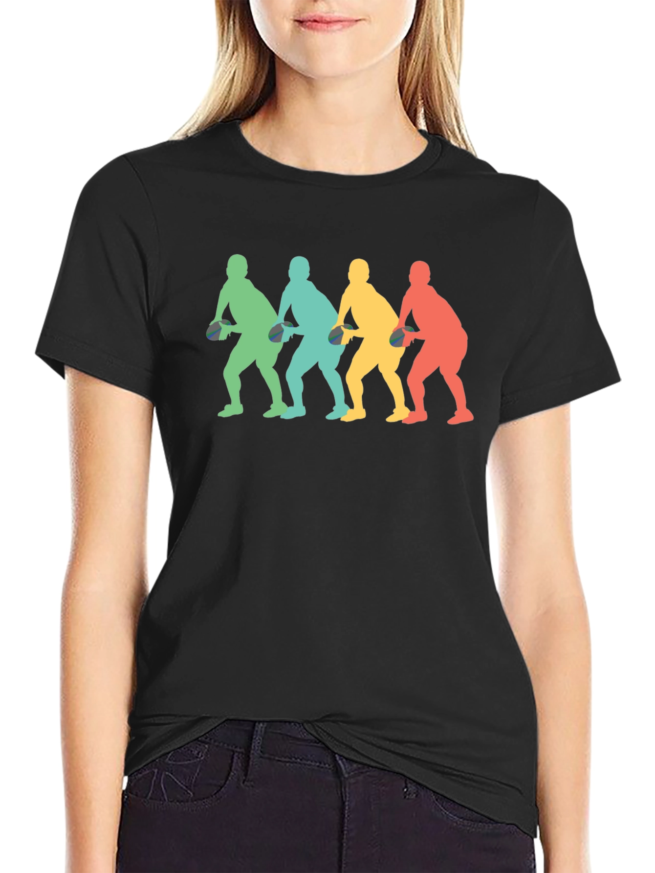 Retro Table Tennis Player T-Shirt