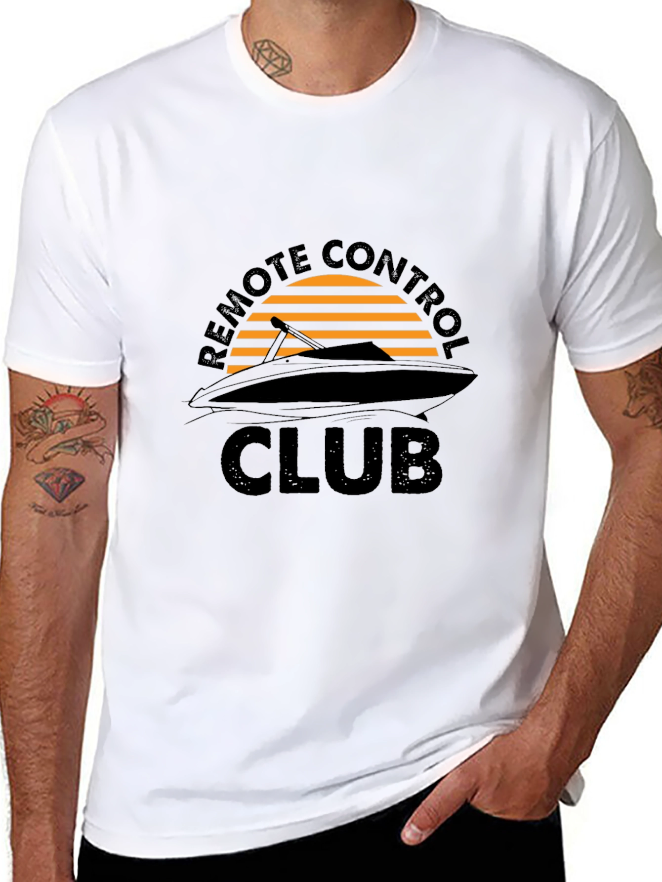 Remote Control Boat Club Graphic T-Shirt