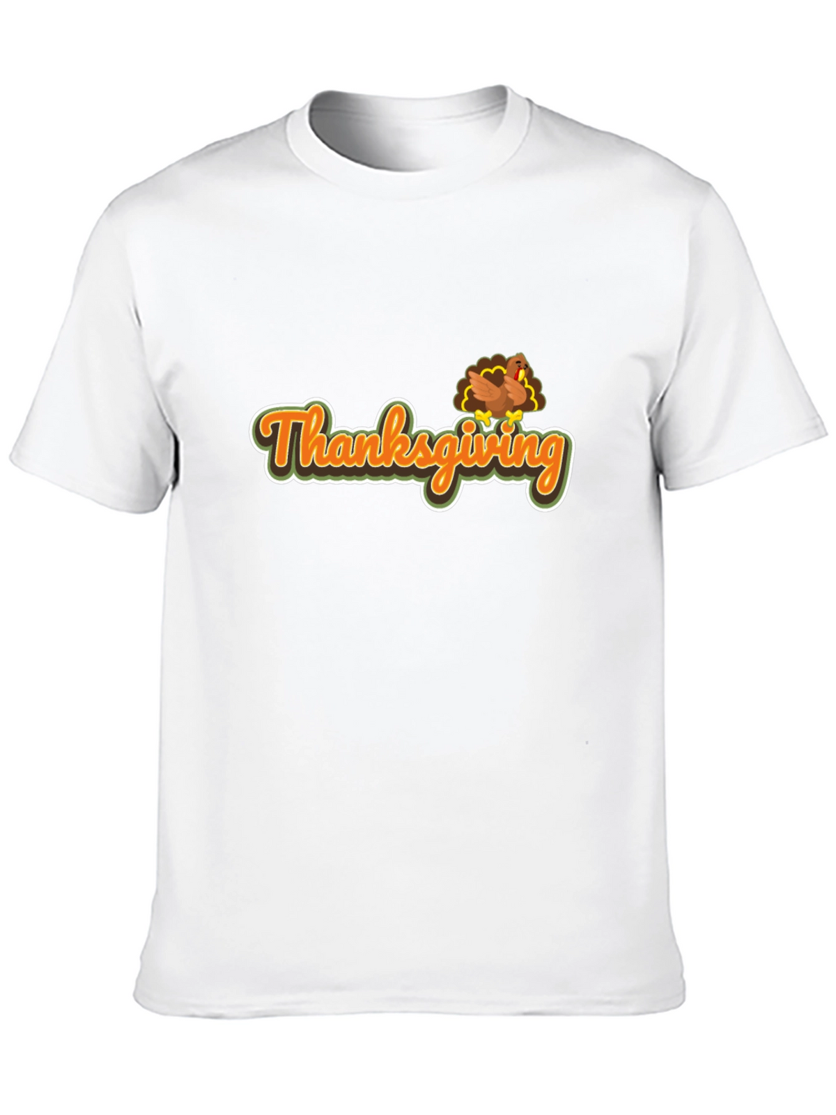 Thanksgiving Turkey Graphic Tee - Soft Black T-Shirt