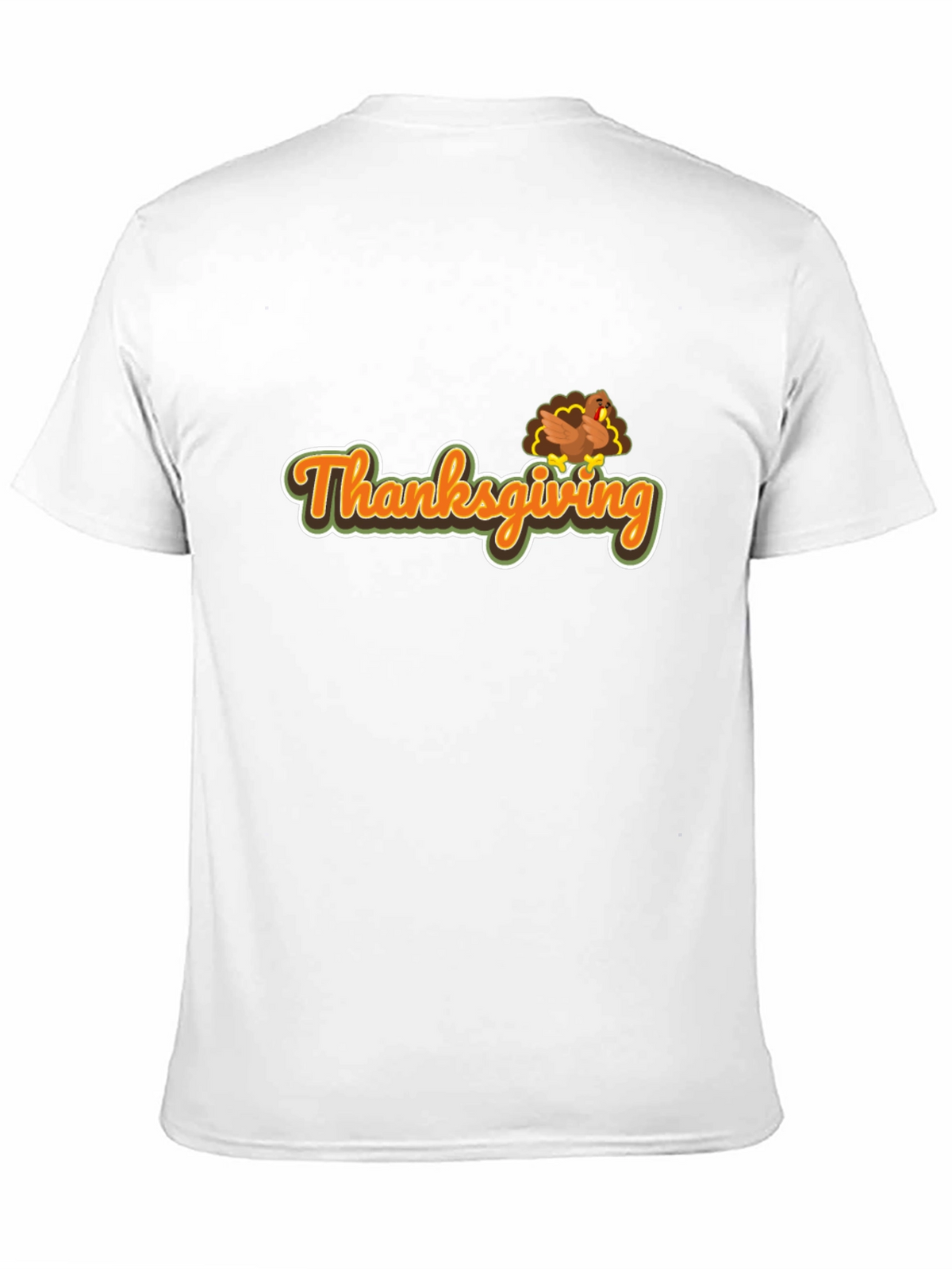 Thanksgiving Turkey Graphic Tee - Soft Black T-Shirt