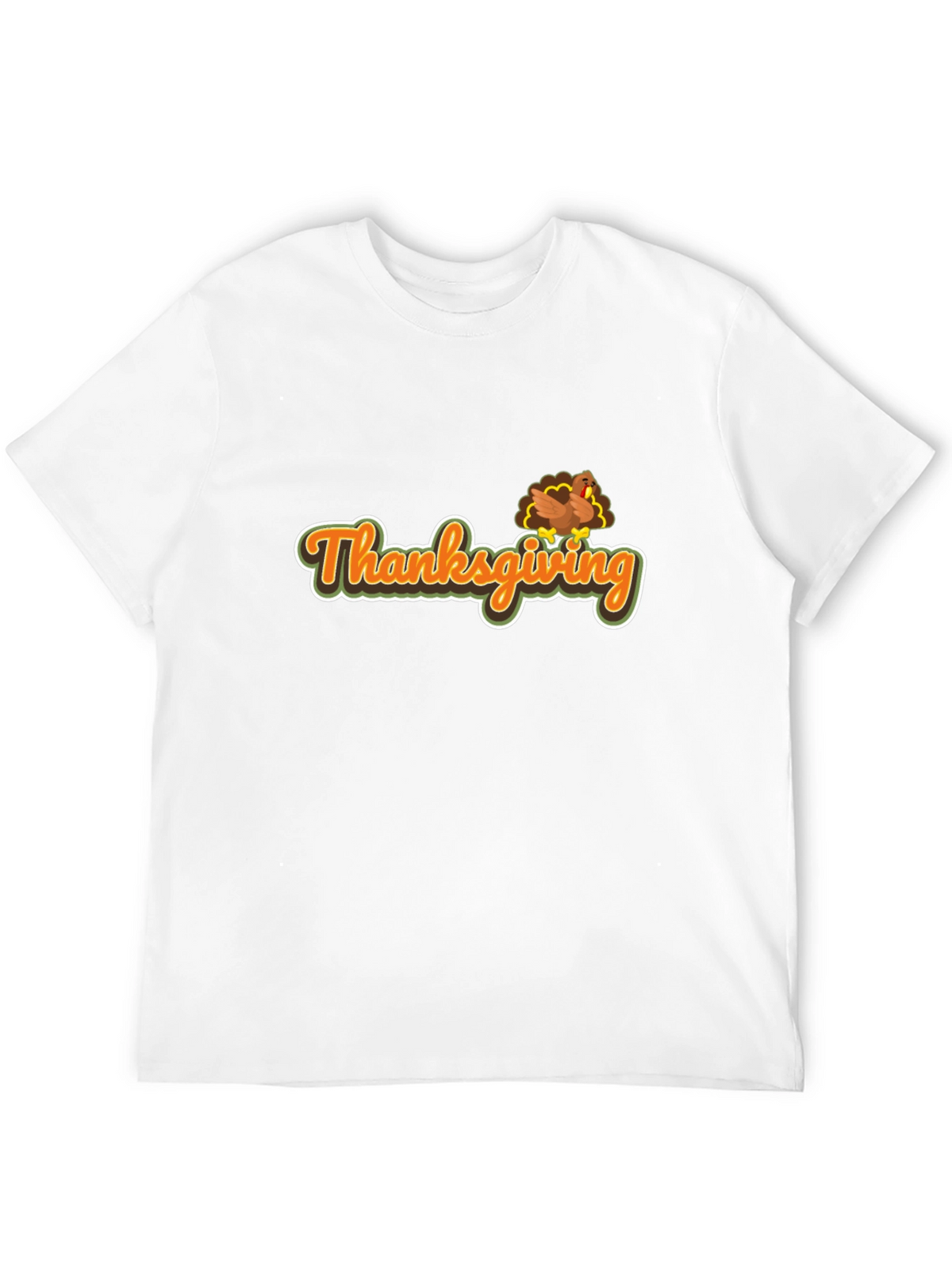 Thanksgiving Turkey Graphic Tee - Soft Black T-Shirt
