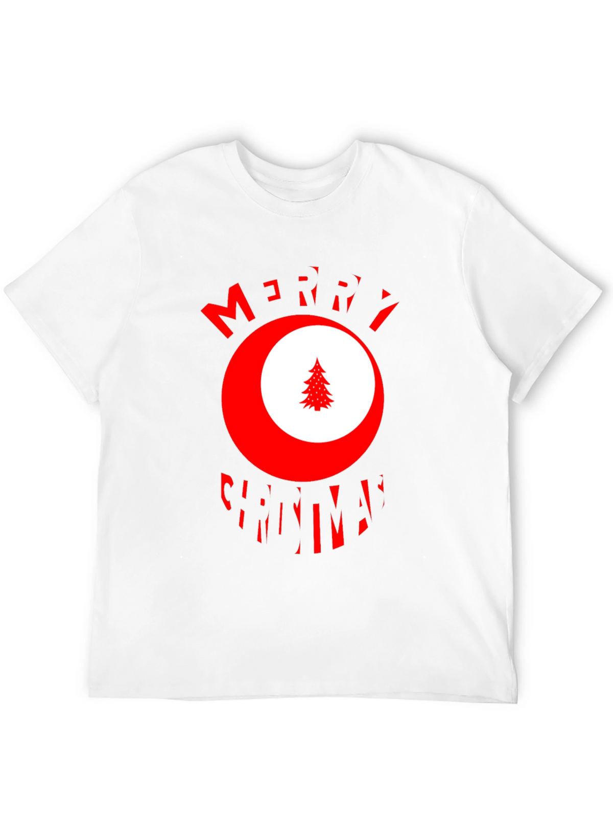 Festive Merry Christmas Graphic T-Shirt