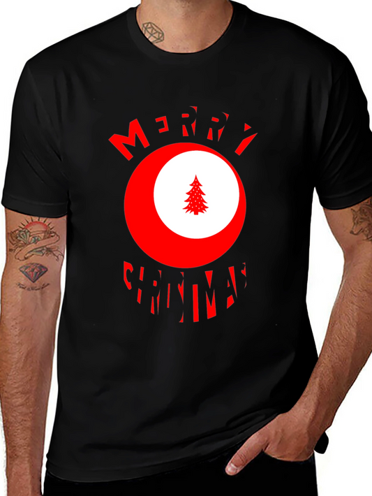 Festive Merry Christmas Graphic T-Shirt