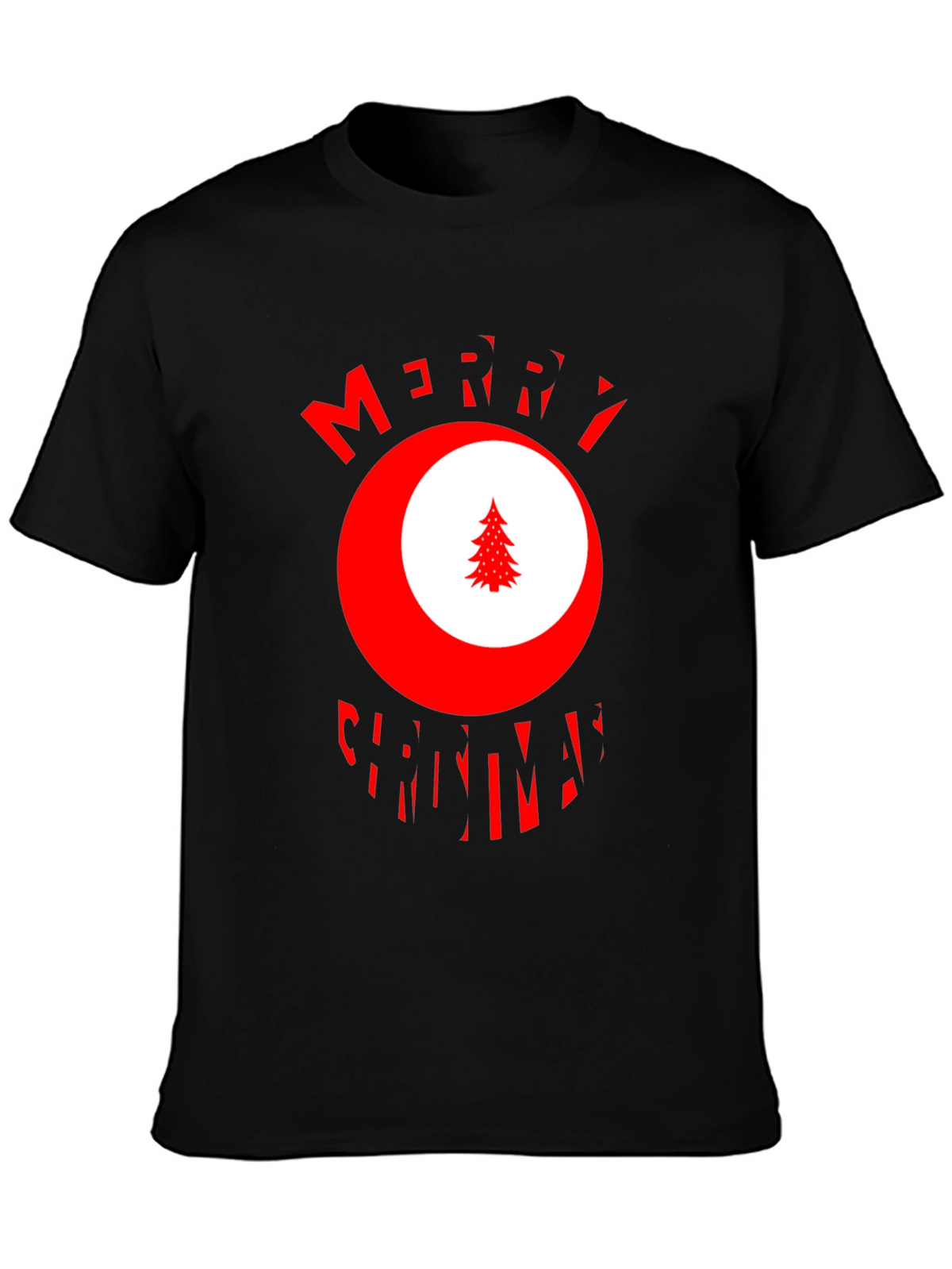 Festive Merry Christmas Graphic T-Shirt