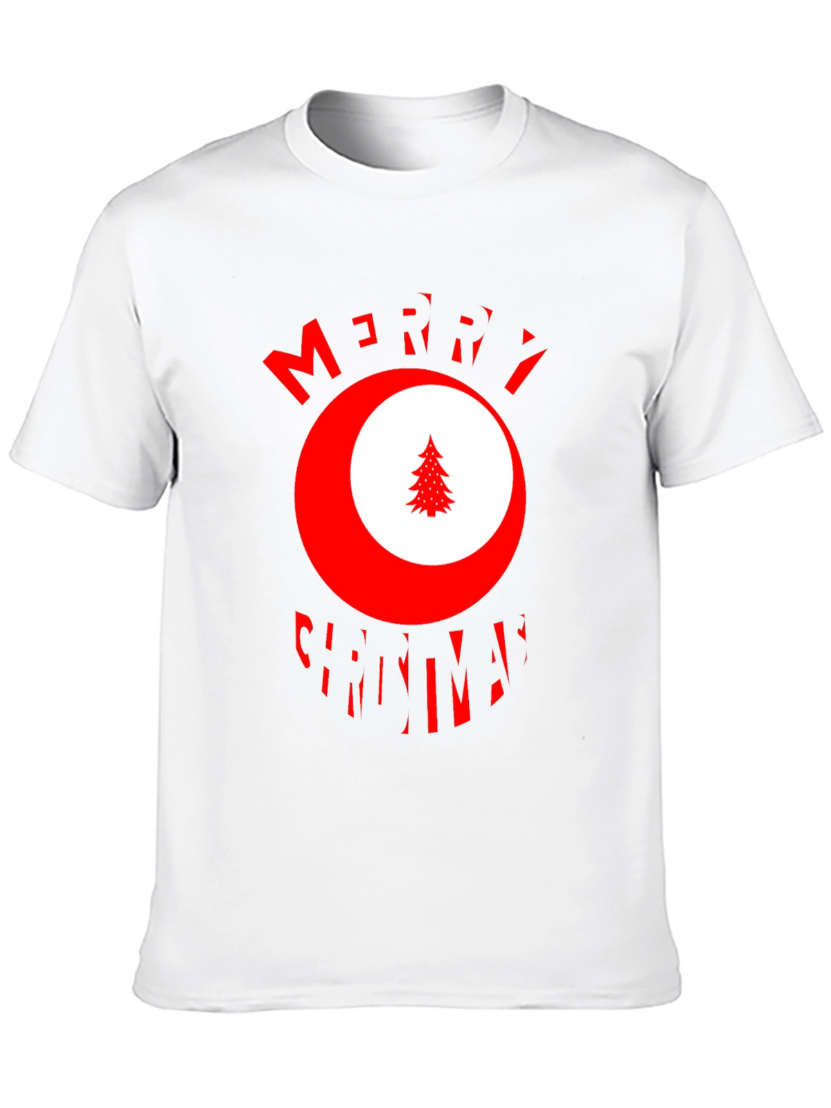 Festive Merry Christmas Graphic T-Shirt