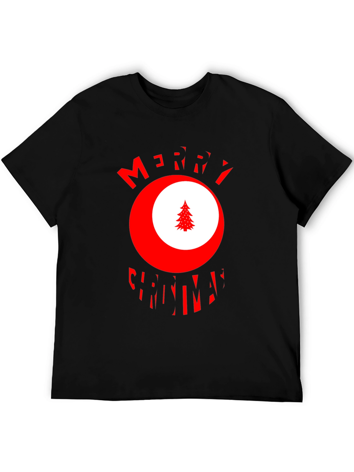 Festive Merry Christmas Graphic T-Shirt