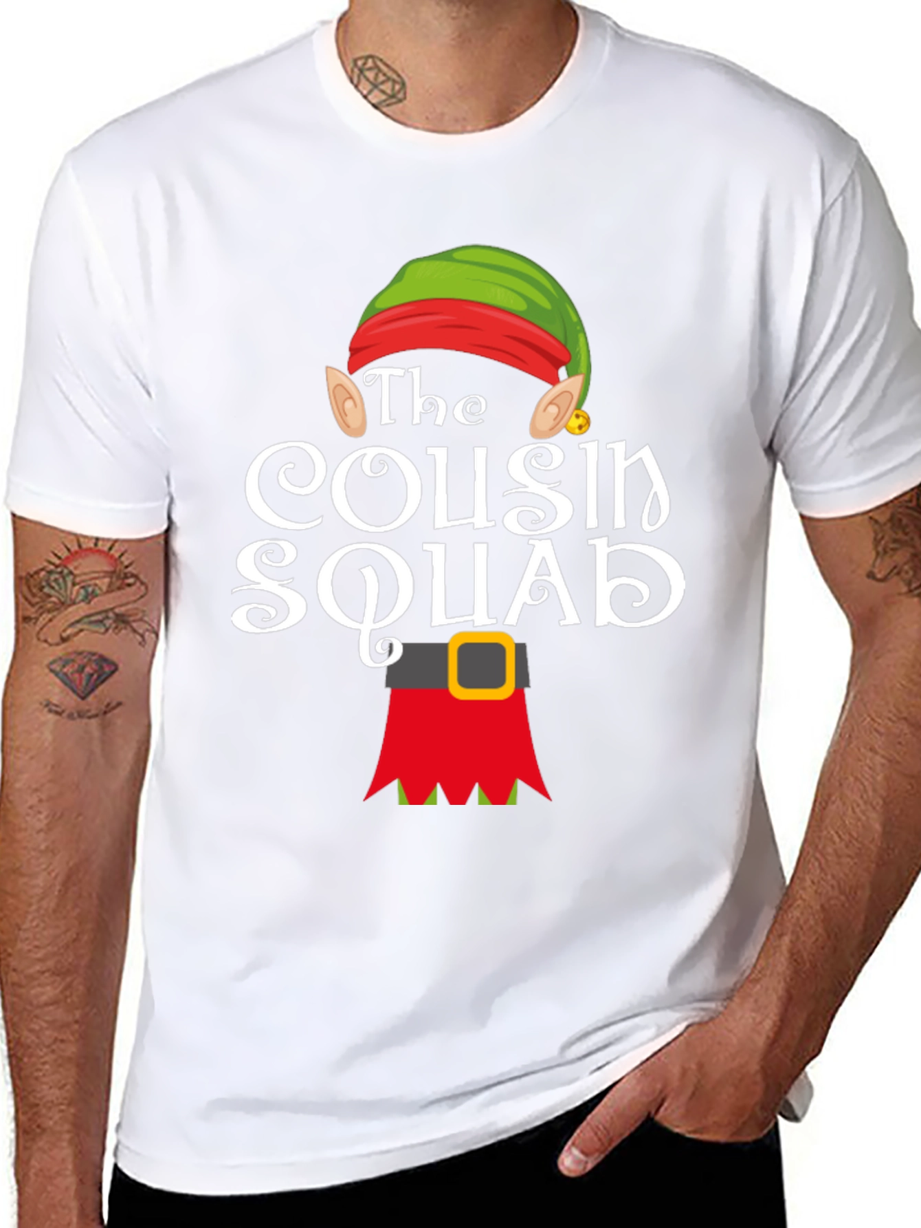 Cousin Squad Elf Christmas T-Shirt