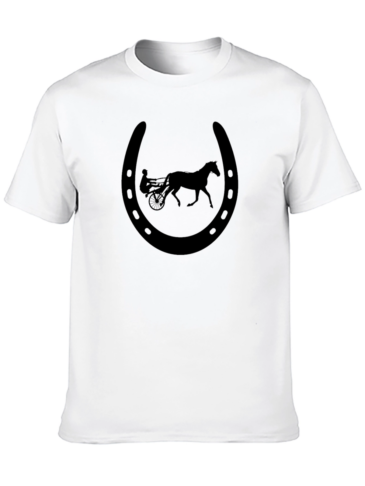 Horse and Carriage Horseshoe Graphic Tee