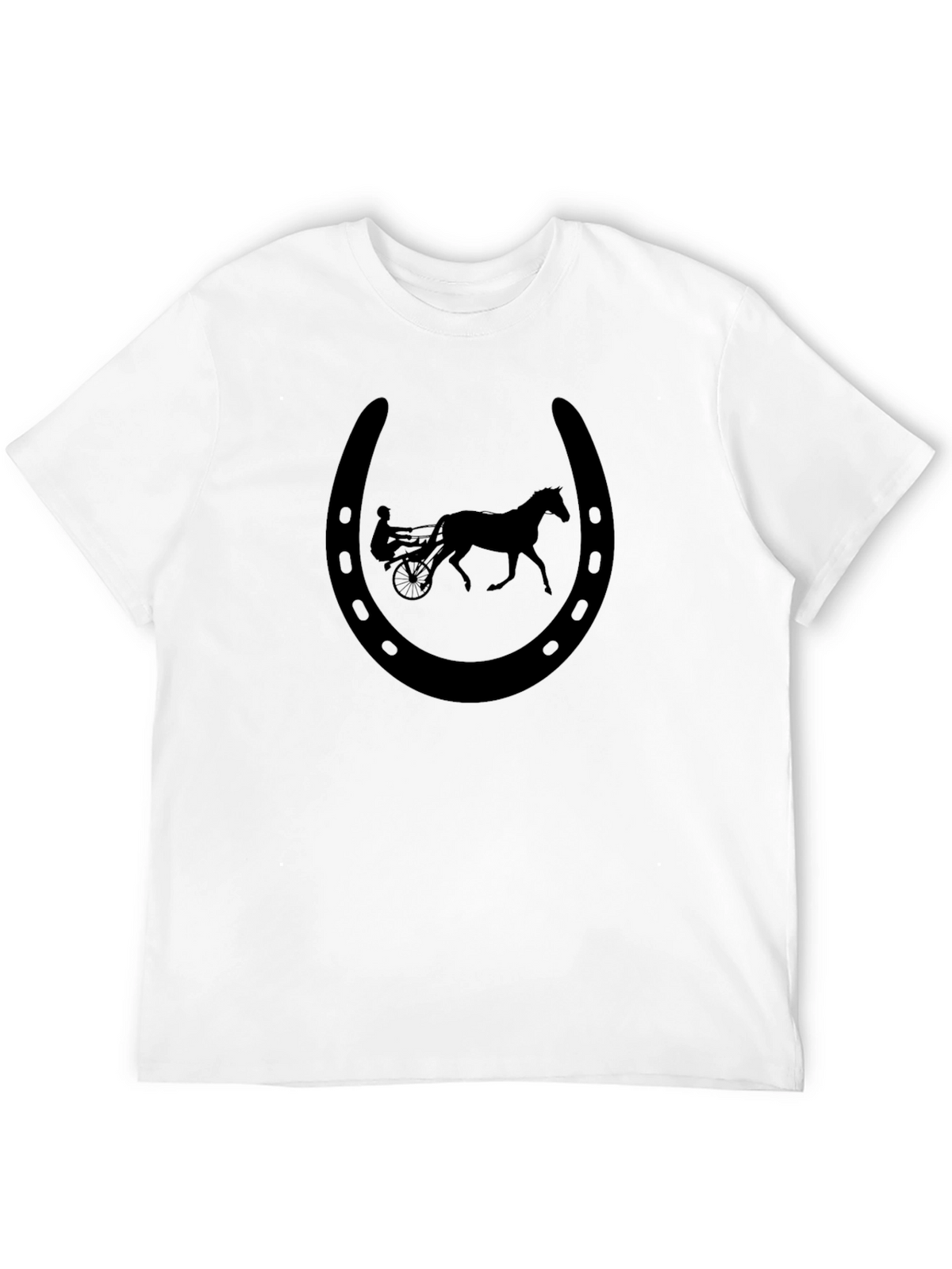 Horse and Carriage Horseshoe Graphic Tee