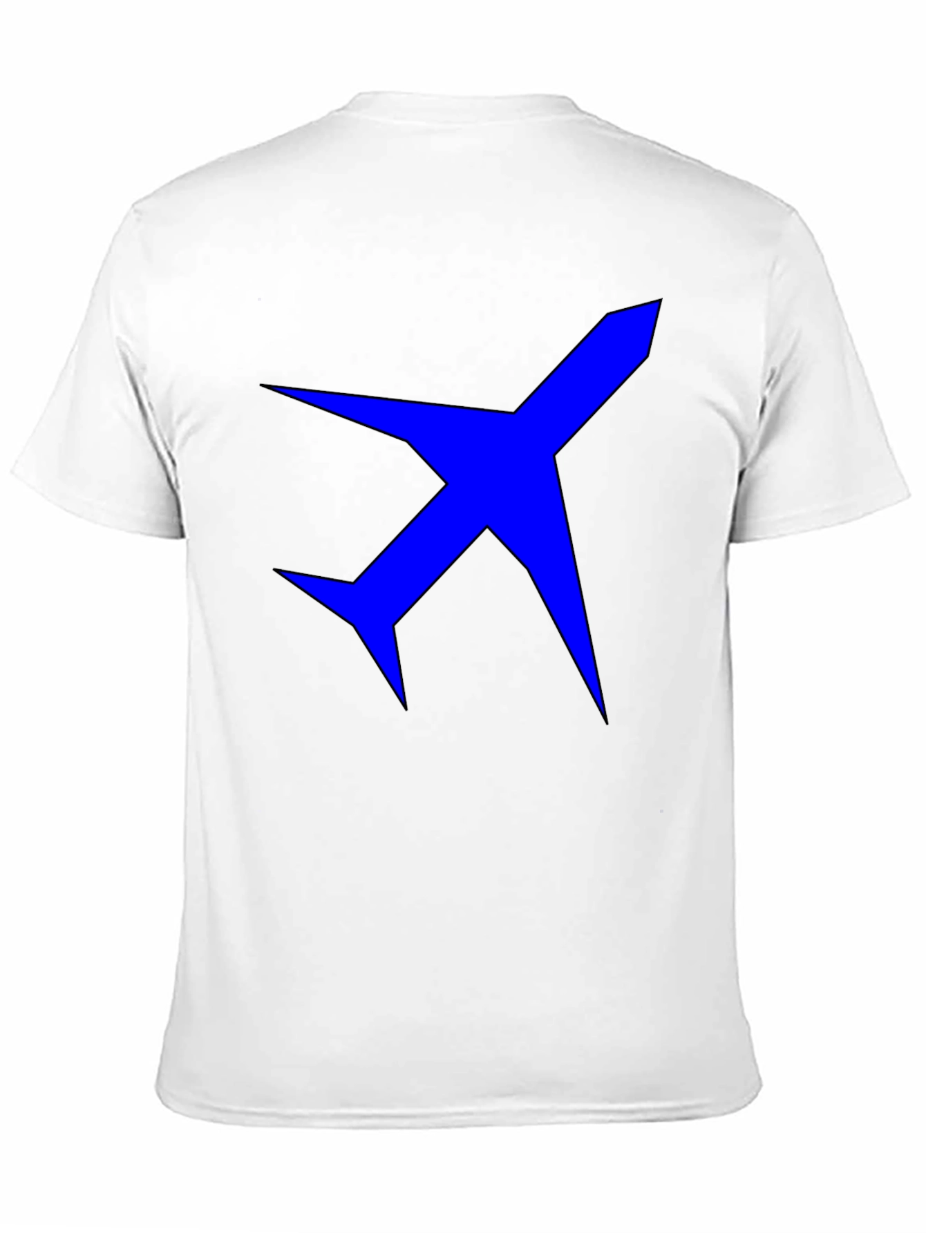 Airplane Graphic Black T-Shirt