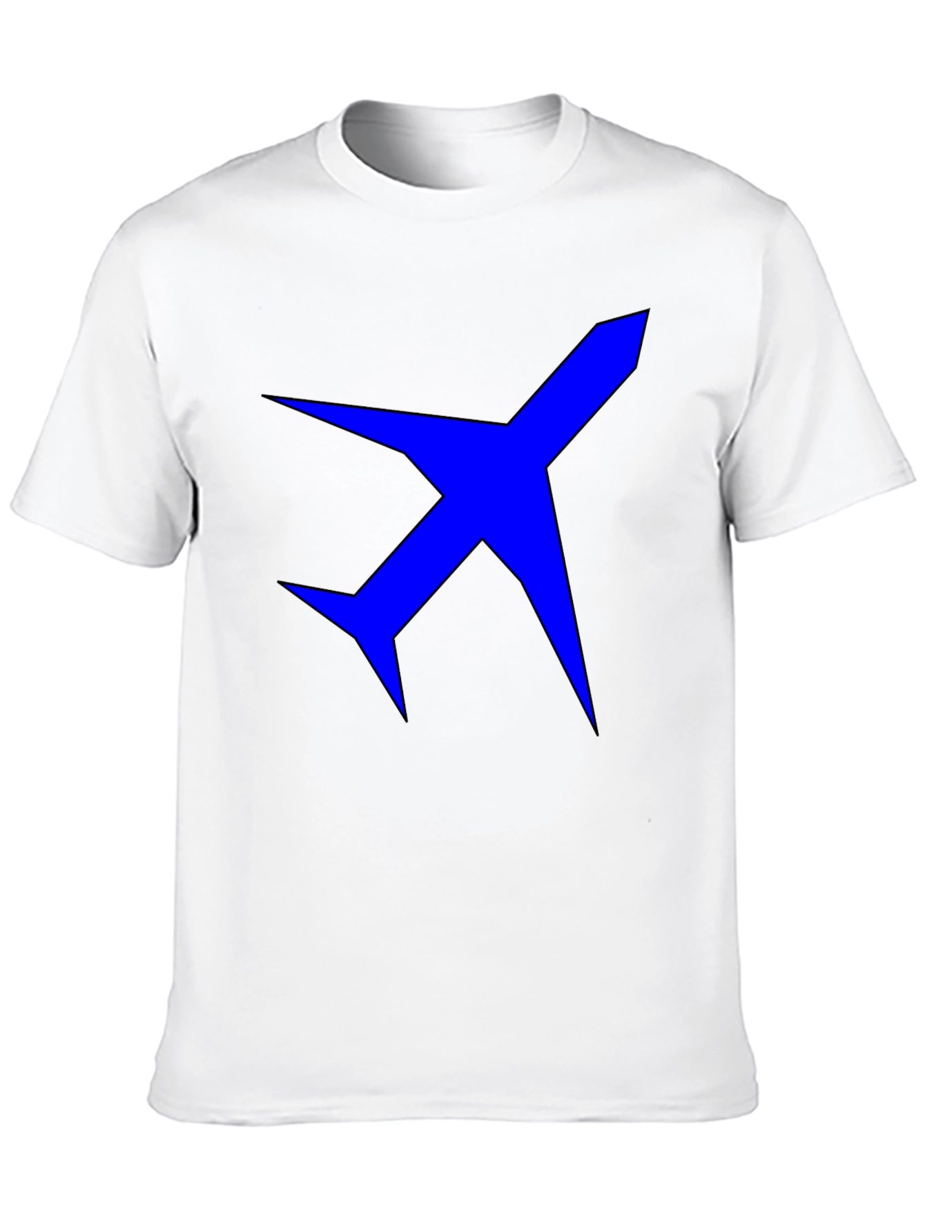 Airplane Graphic Black T-Shirt