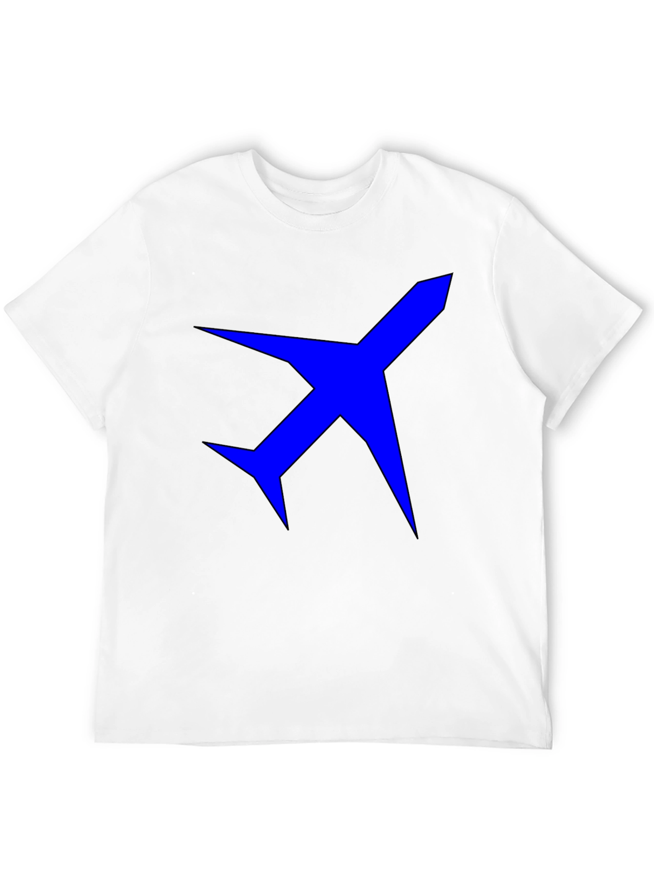 Airplane Graphic Black T-Shirt