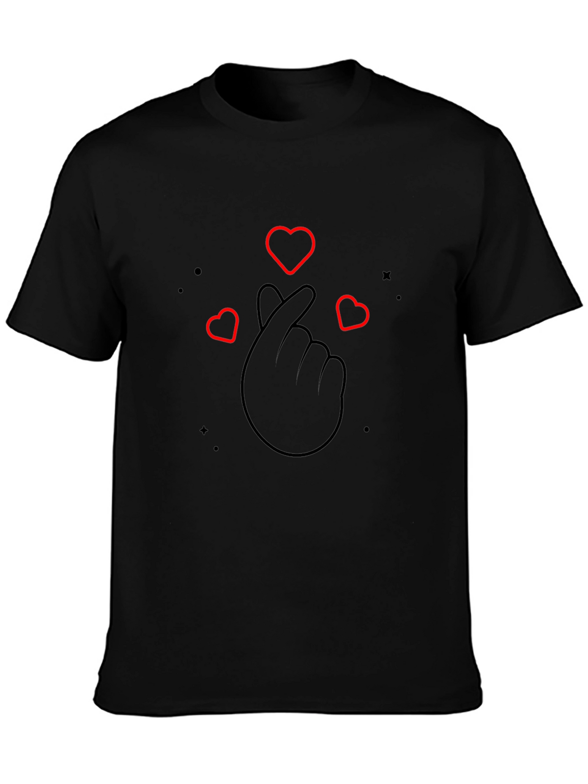 Finger Heart T-Shirt - K-Pop Love