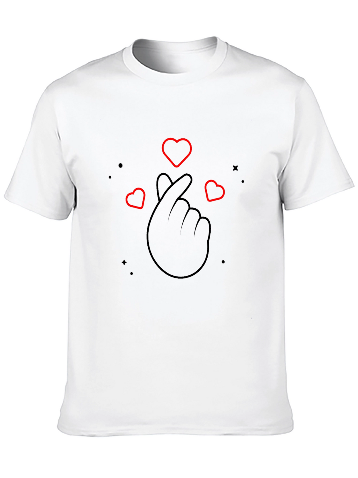 Finger Heart T-Shirt - K-Pop Love