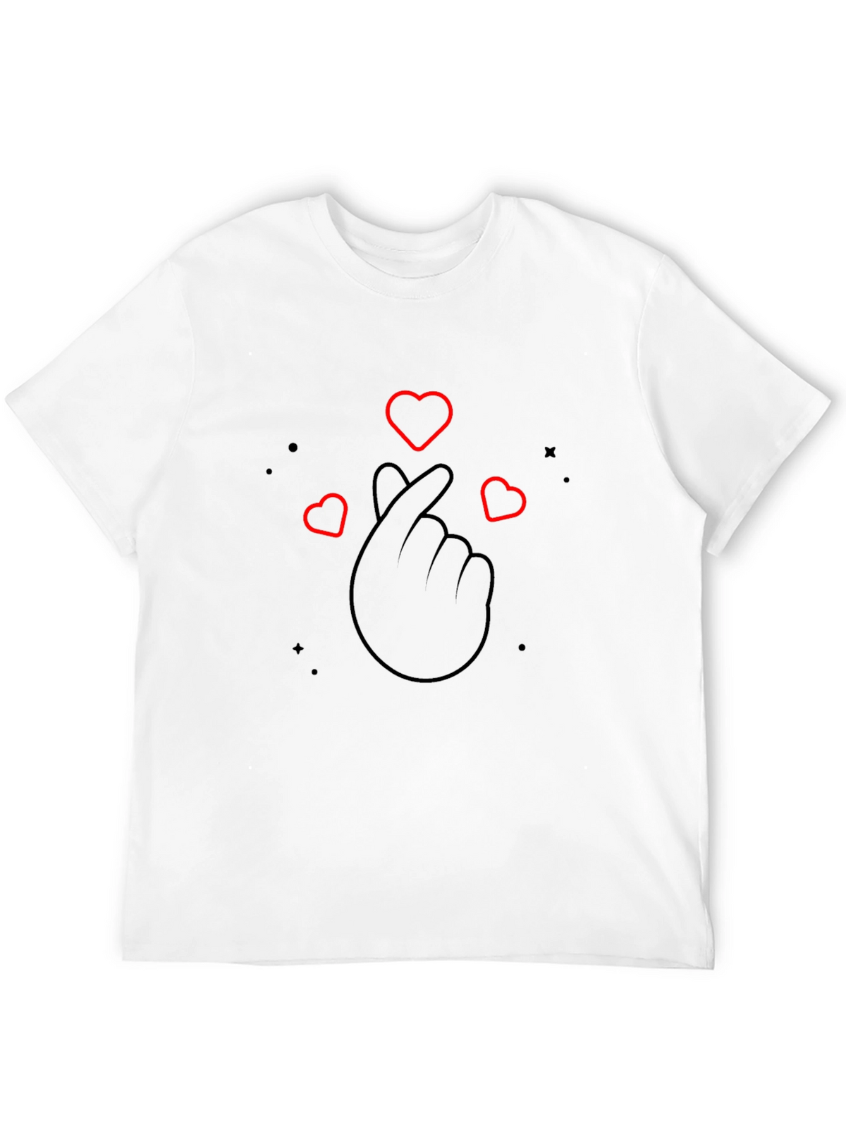 Finger Heart T-Shirt - K-Pop Love