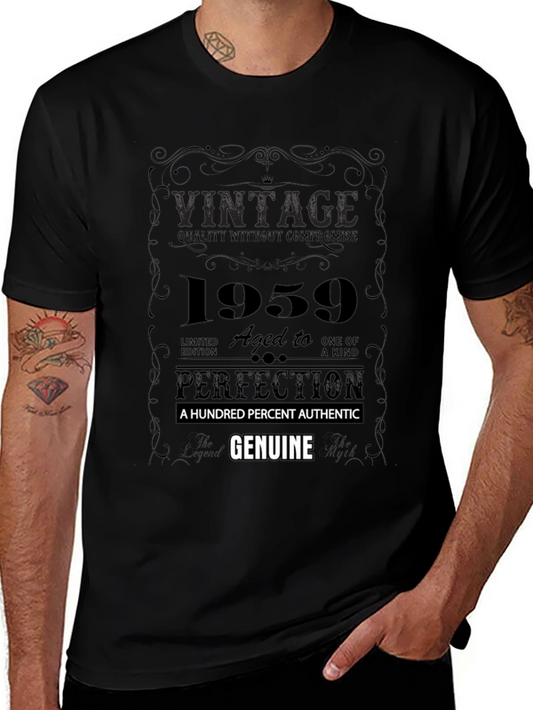 Vintage 1959 Aged To Perfection Graphic T-Shirt