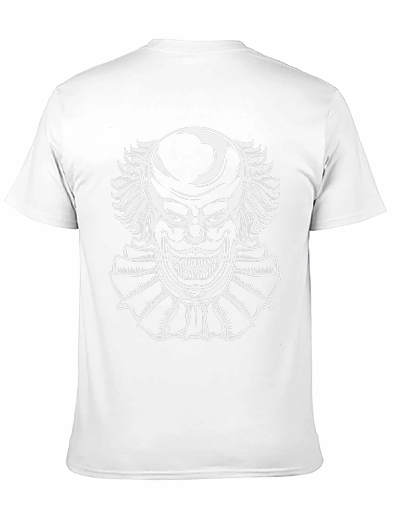 Creepy Clown Graphic Tee - Horror Style