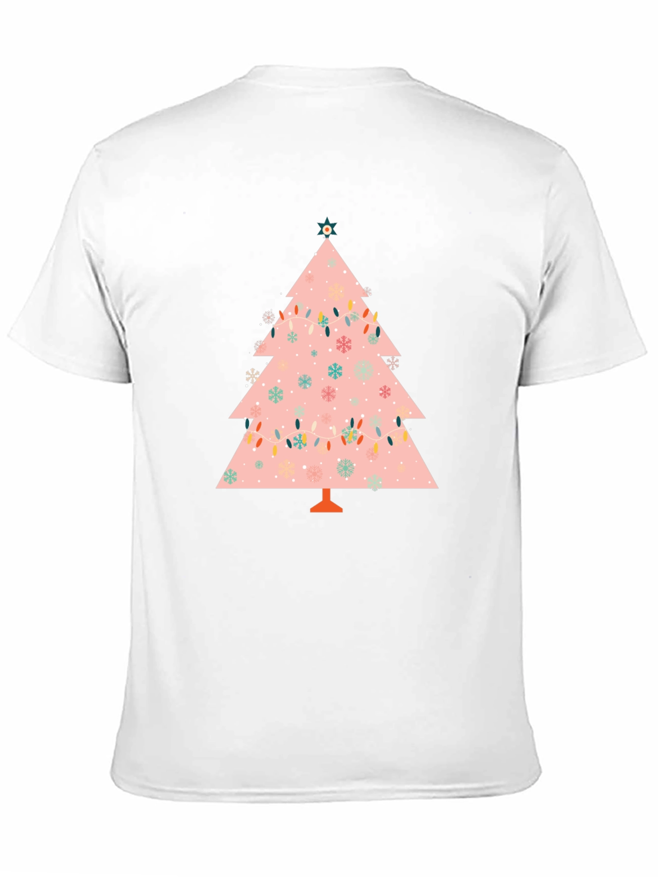 Festive Christmas Tree Graphic Tee - Holiday Style