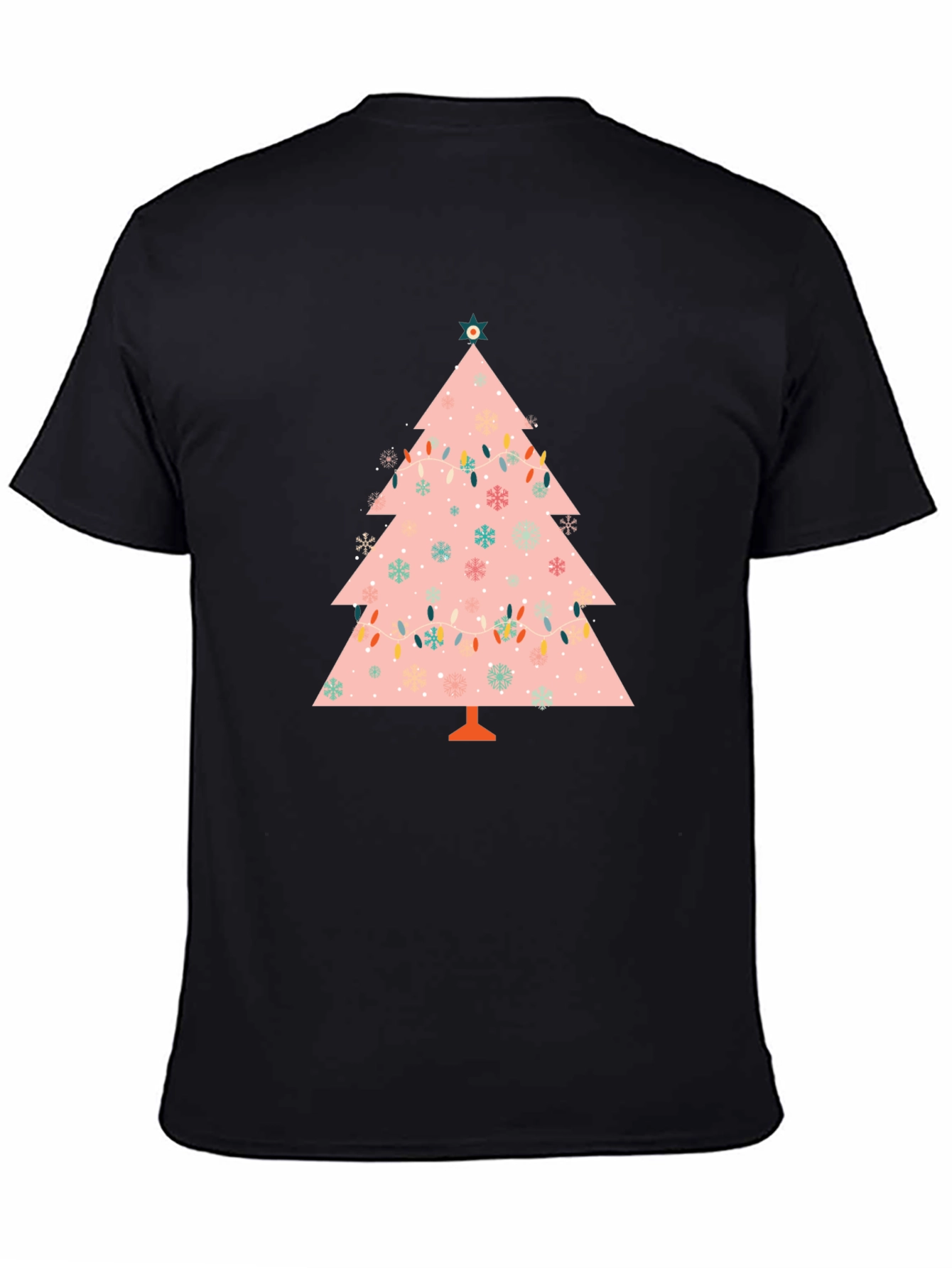 Festive Christmas Tree Graphic Tee - Holiday Style
