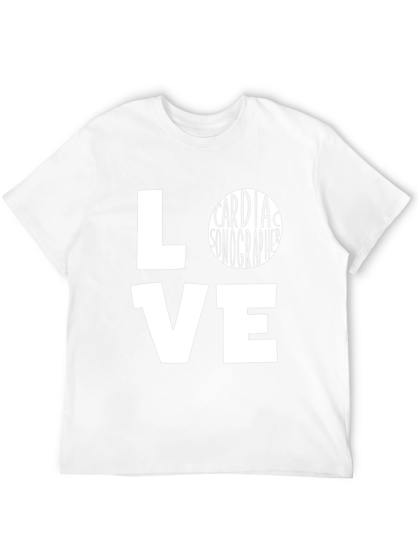 Cardiac Sonographer Love Graphic T-Shirt