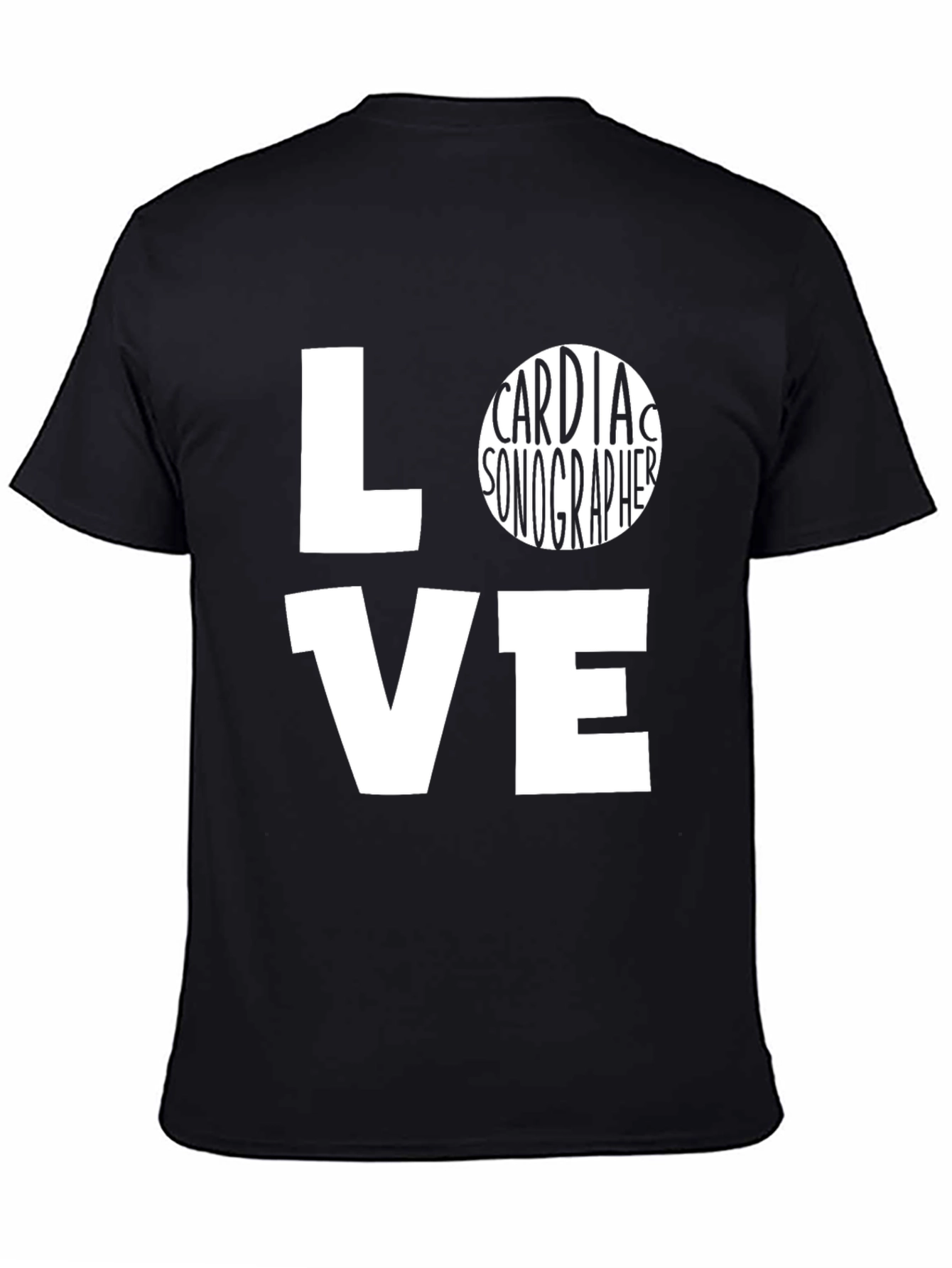 Cardiac Sonographer Love Graphic T-Shirt