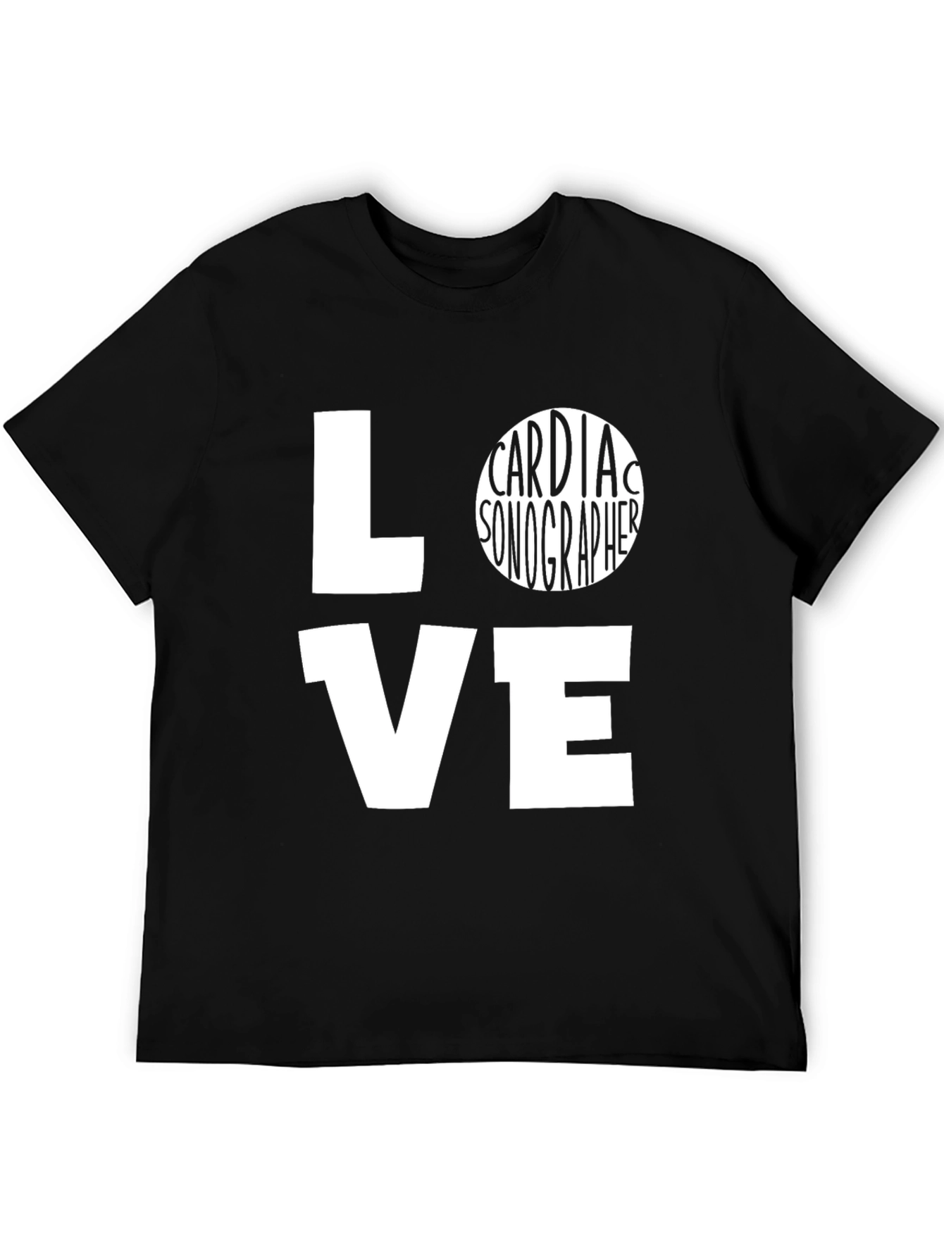 Cardiac Sonographer Love Graphic T-Shirt