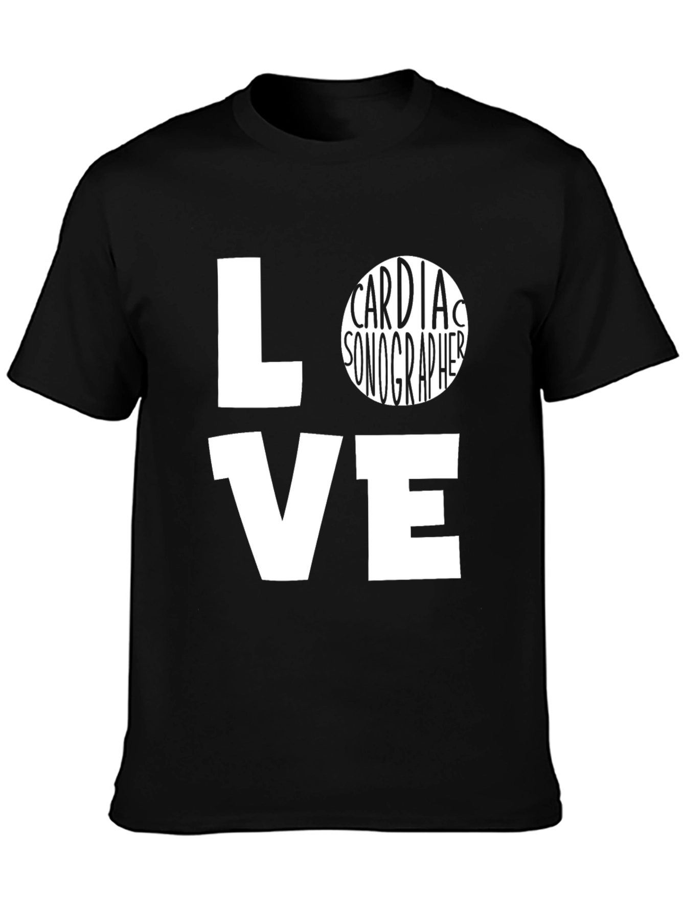 Cardiac Sonographer Love Graphic T-Shirt