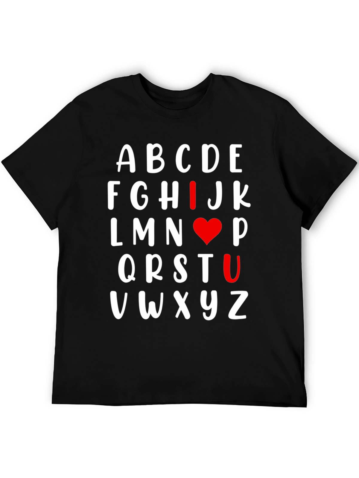 I Heart U Alphabet T-Shirt