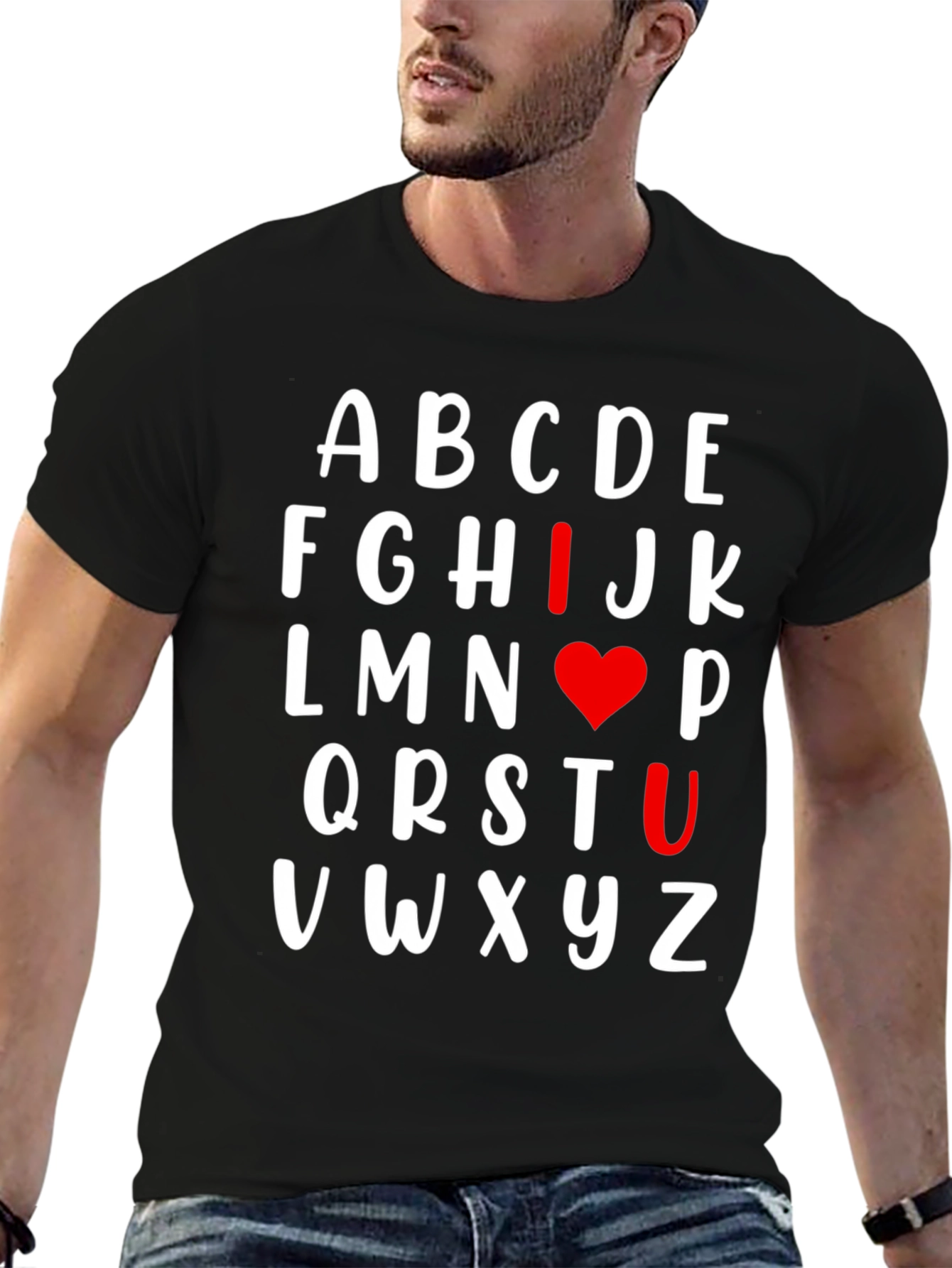 I Heart U Alphabet T-Shirt
