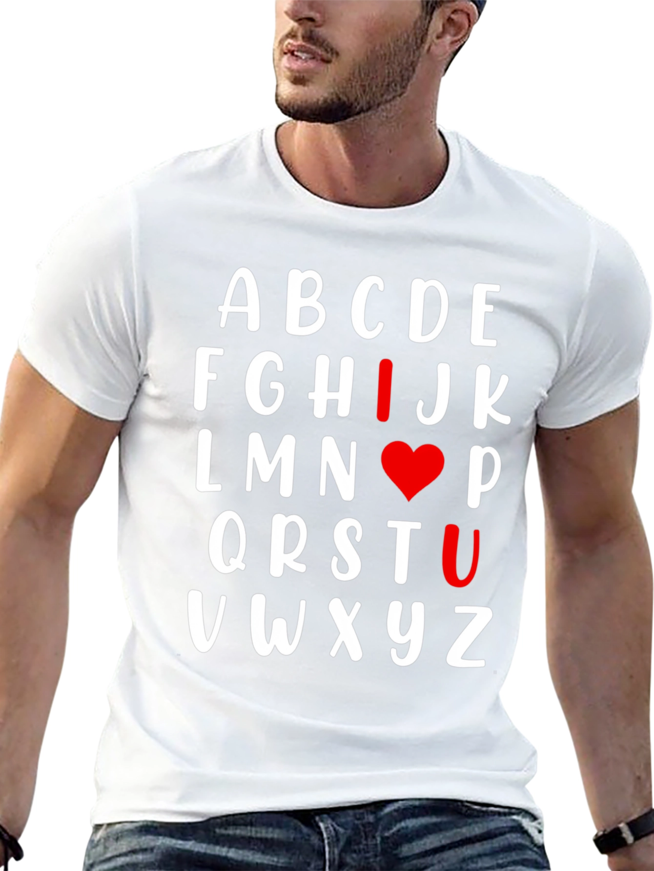 I Heart U Alphabet T-Shirt
